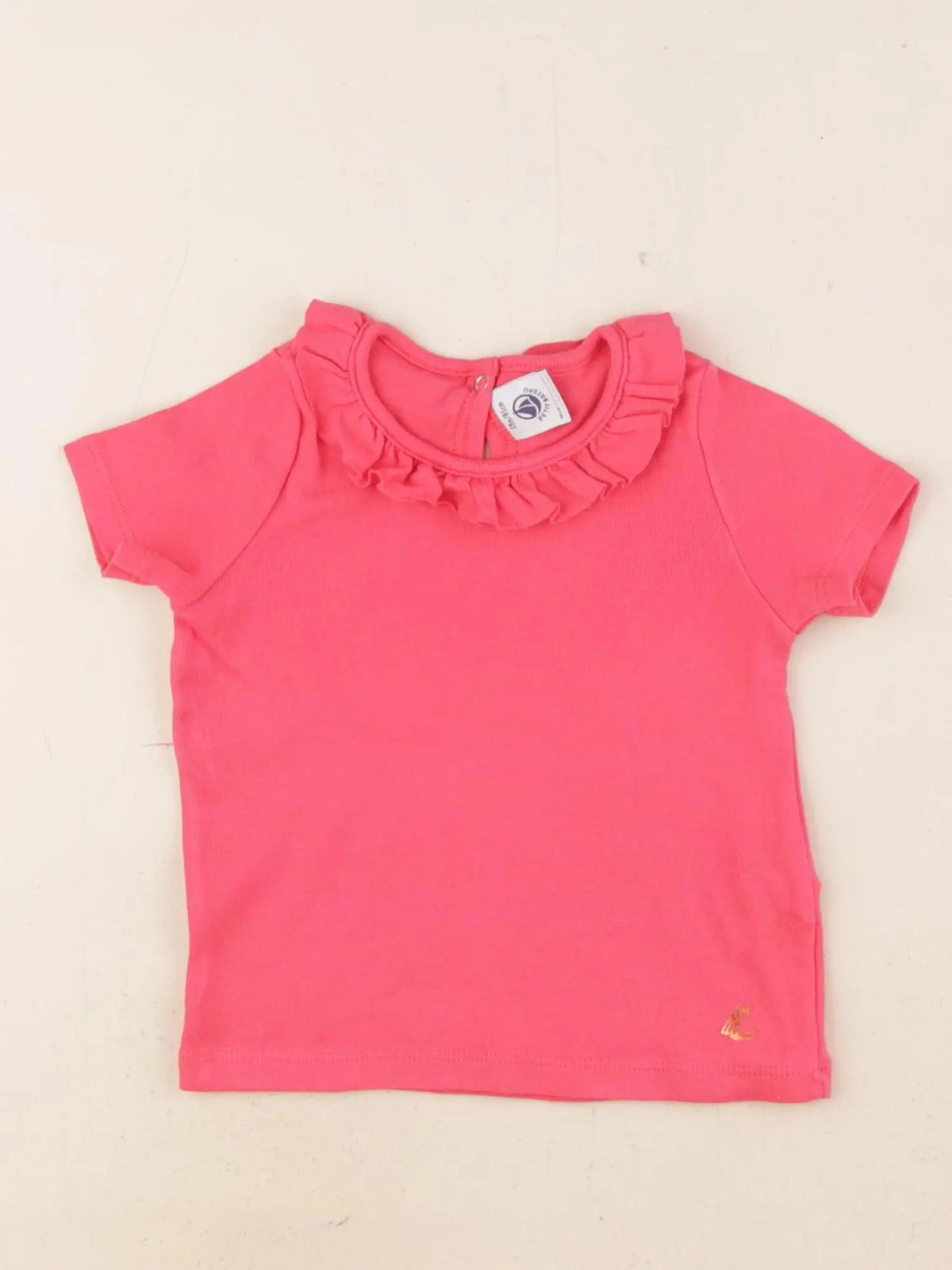 Petit Bateau - tee-shirt rose - 18 mois