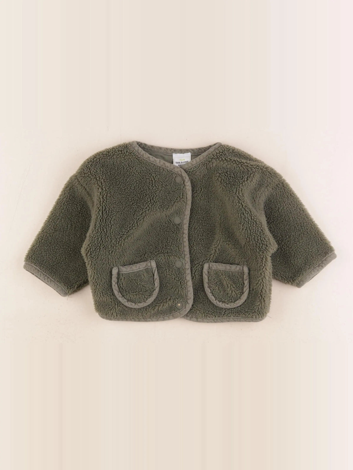 Tape à l'oeil - veste vert - 9 mois