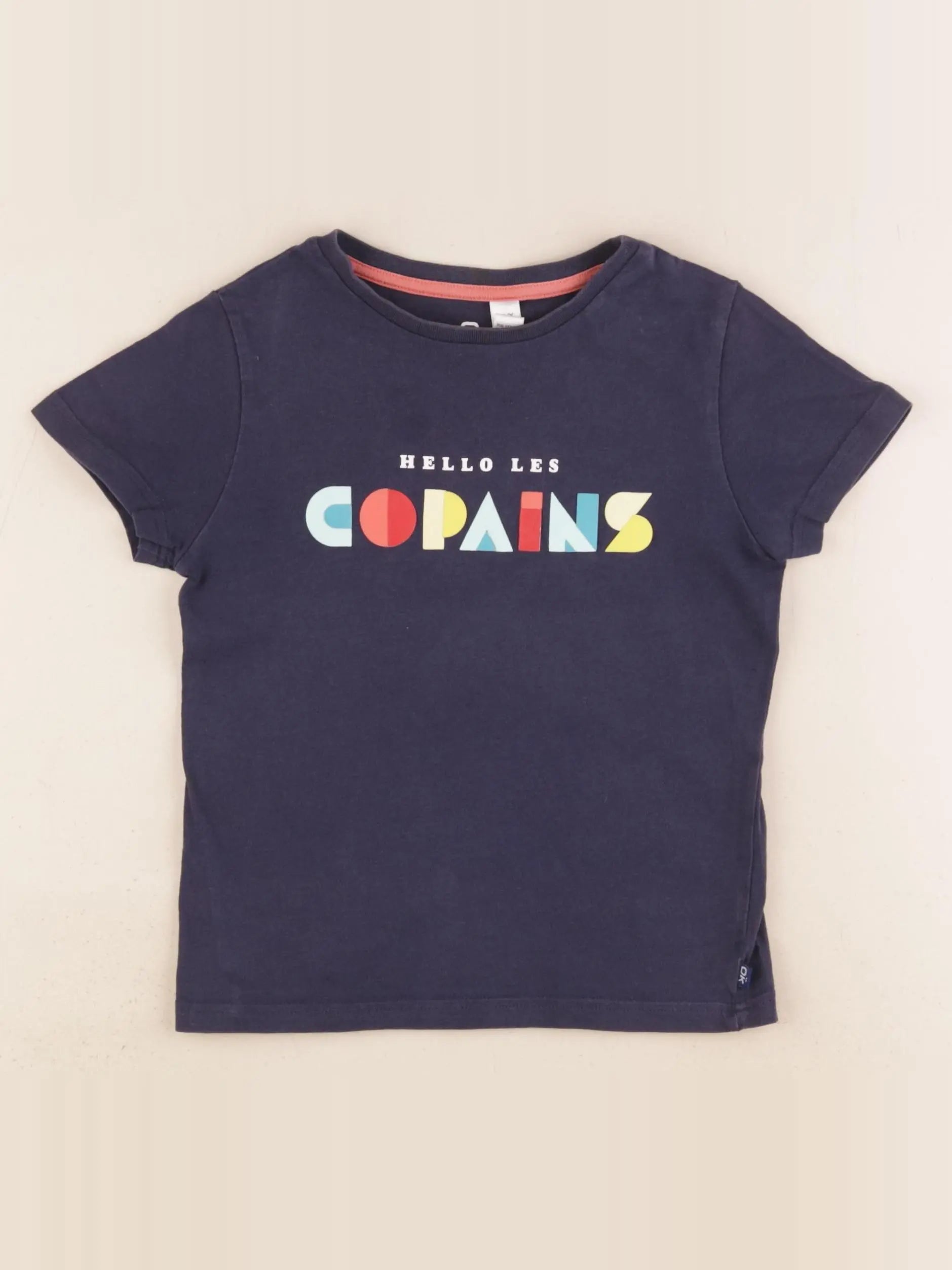 Okaidi - tee-shirt bleu - 4 ans