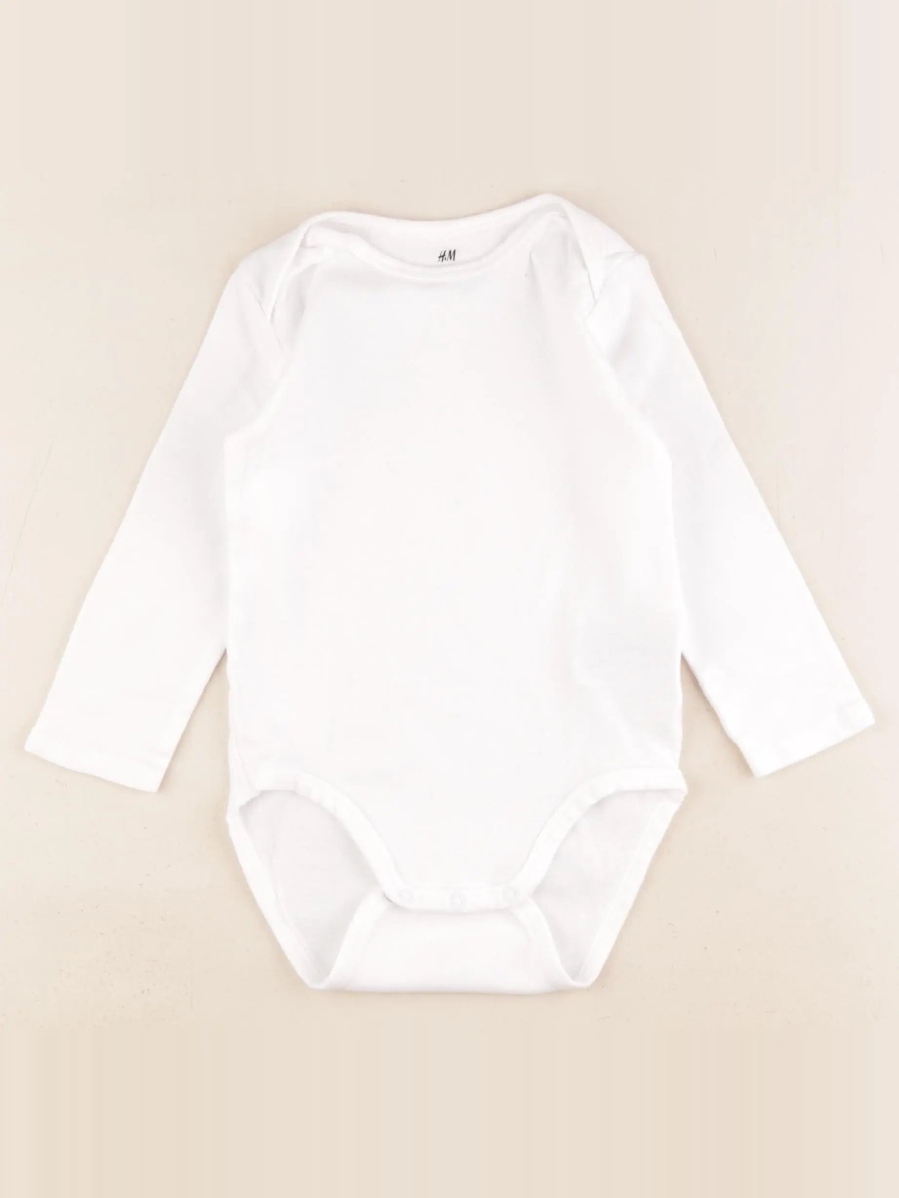 H&M - body blanc - 12/18 mois