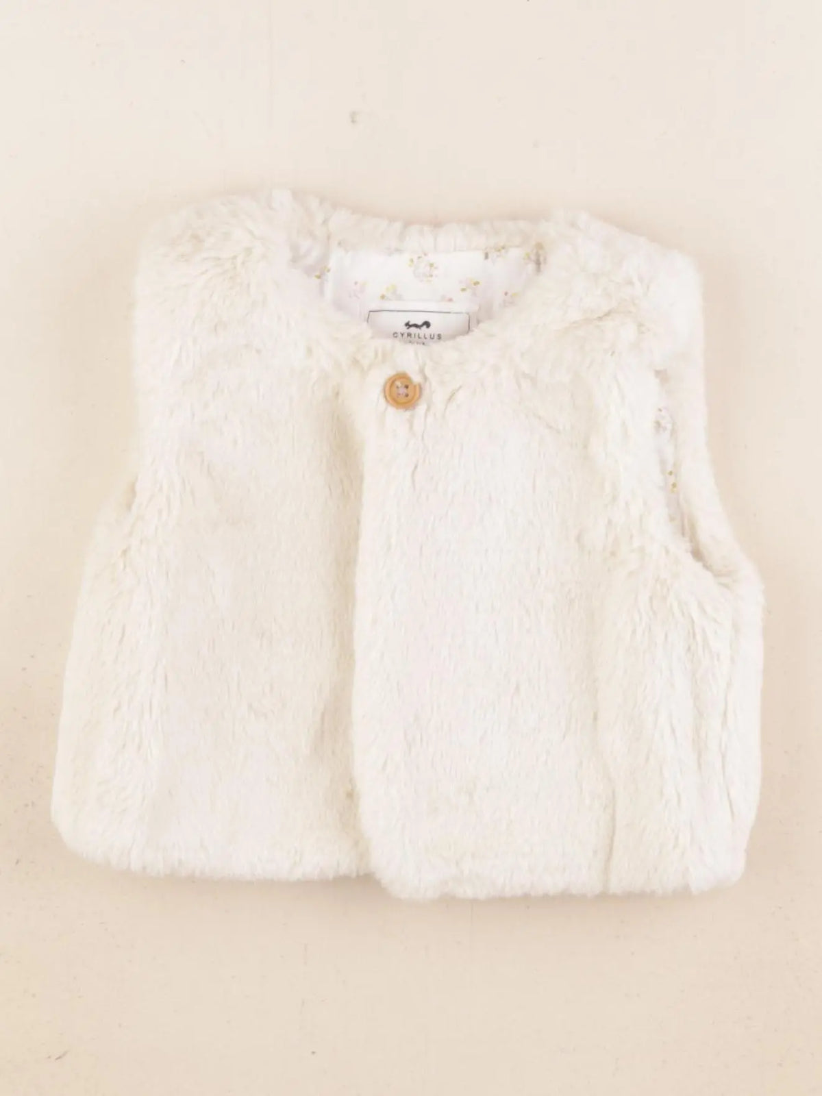 Cyrillus - gilet beige - 18 mois
