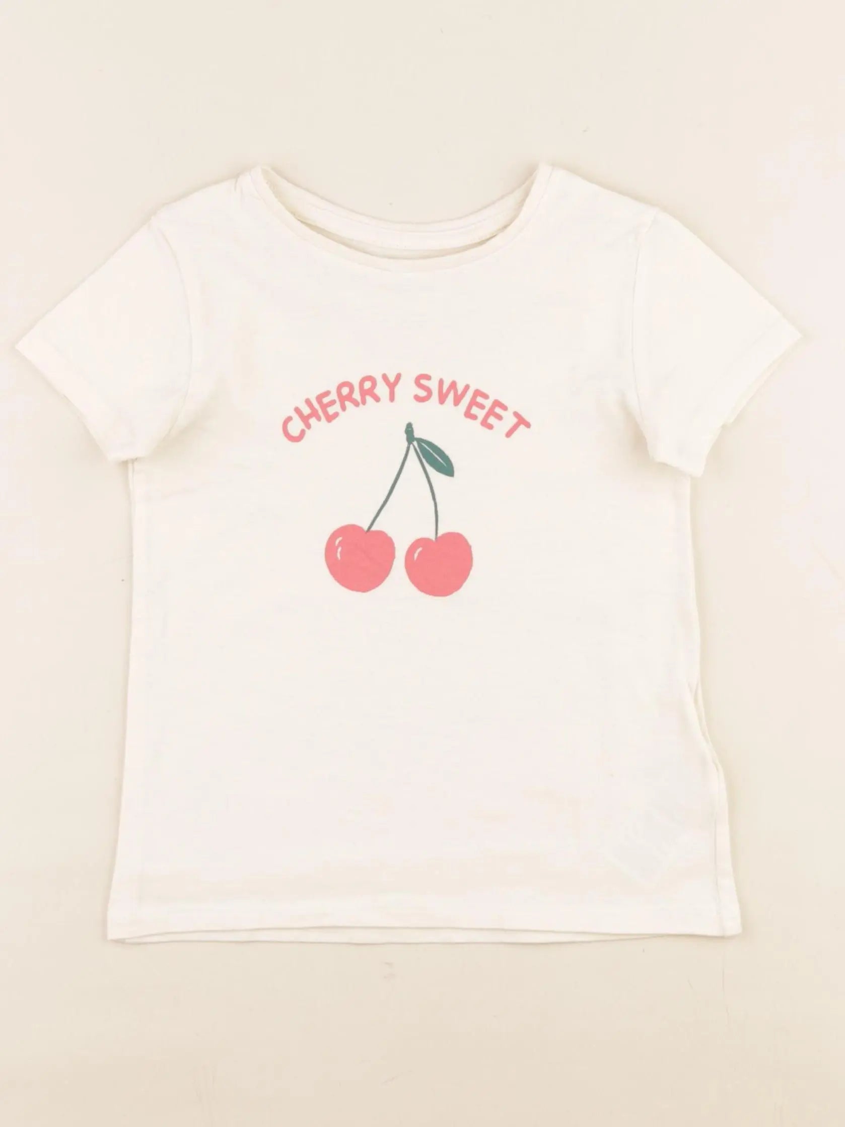 Vertbaudet - tee-shirt beige - 4 ans