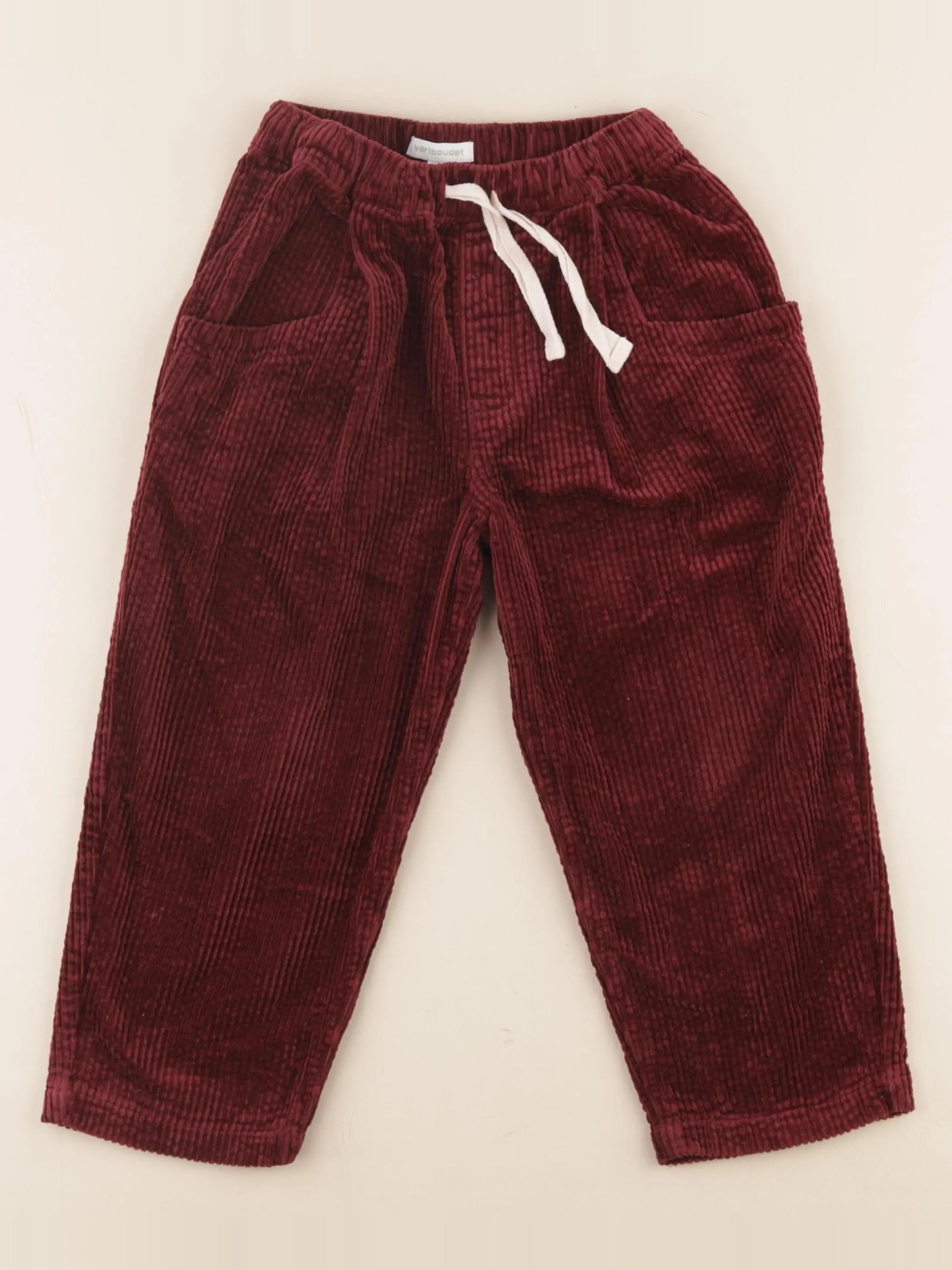 Vertbaudet - pantalon rouge - 4 ans