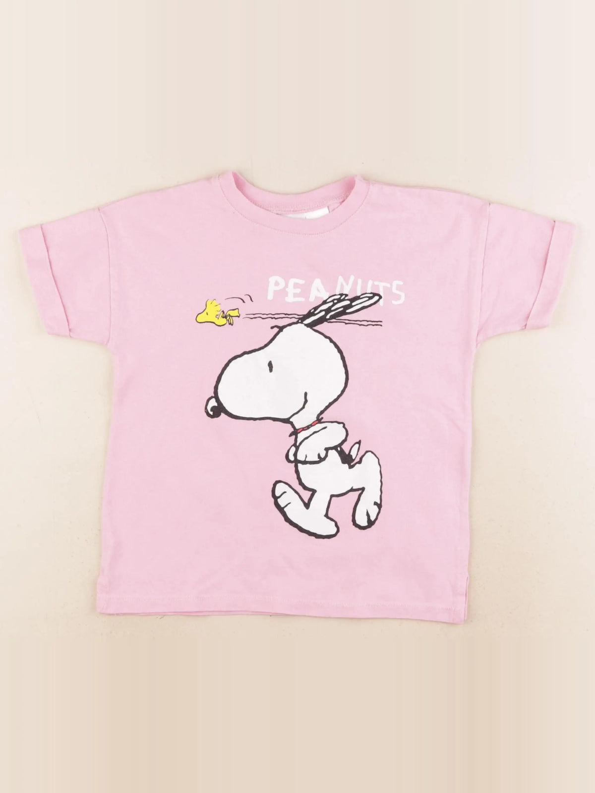Zara - tee-shirt imprimé au dos rose - 3/4 ans