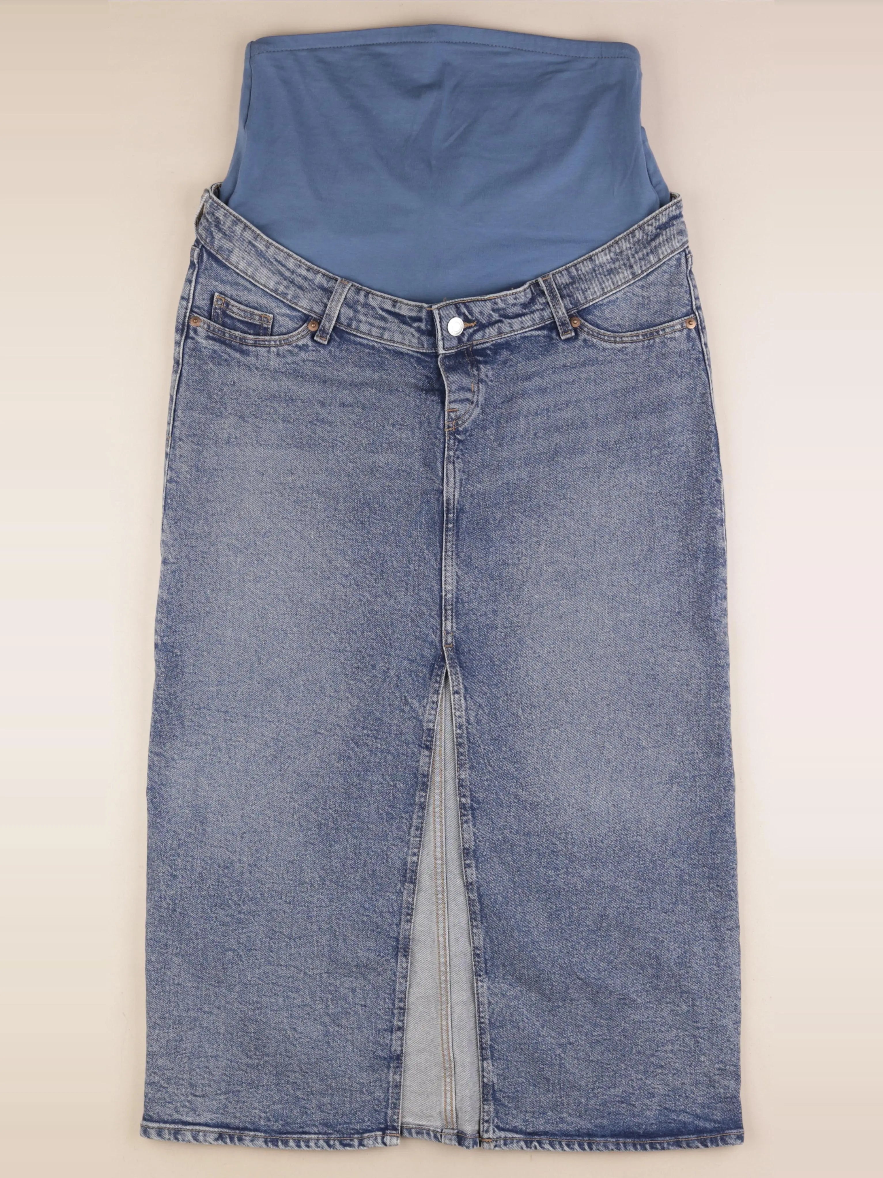 H&M - jupe grossesse bleu - m