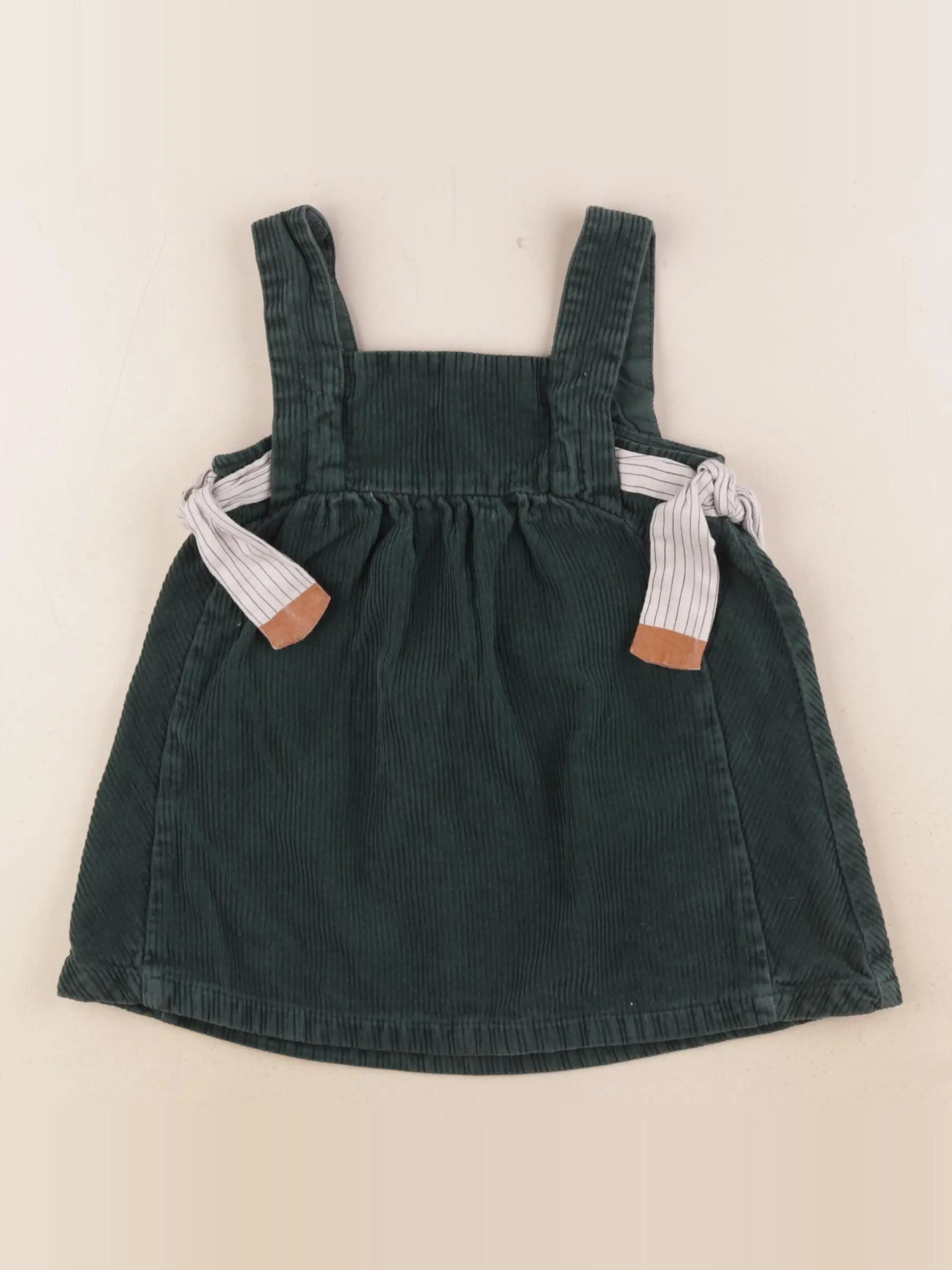Zara - robe vert - 2/3 ans