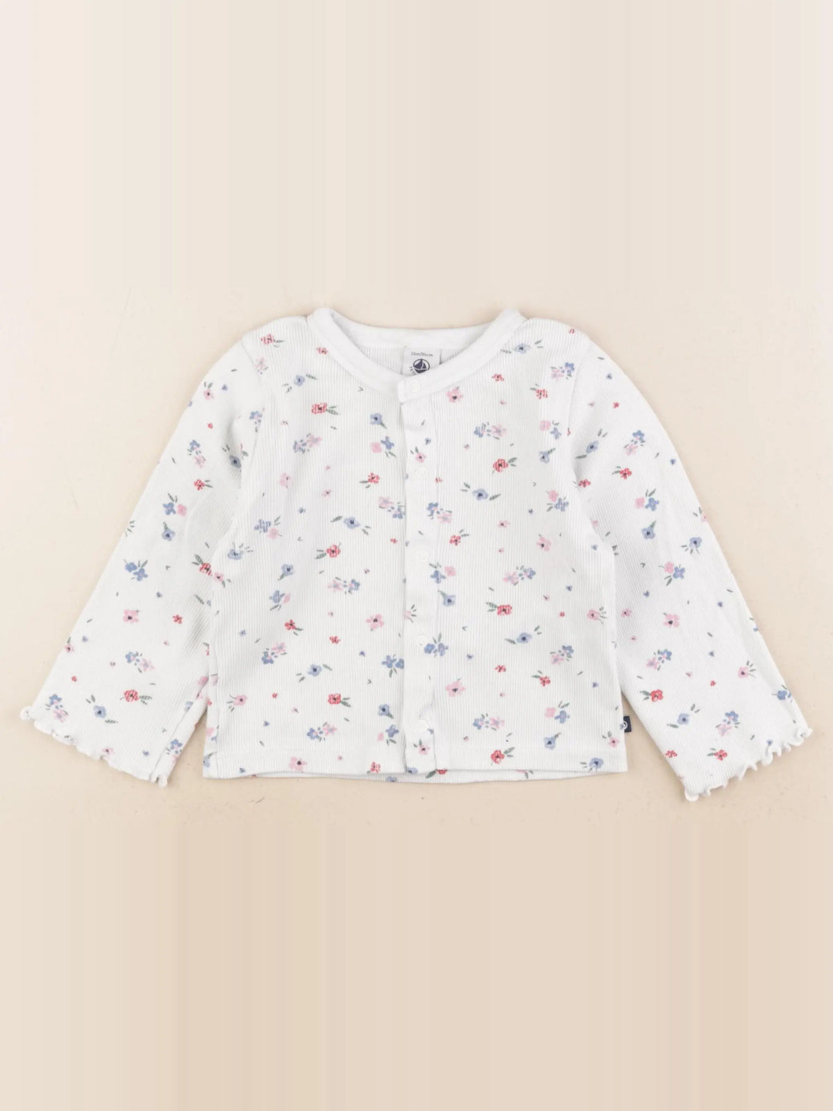 Petit Bateau - tee-shirt blanc - 24 mois