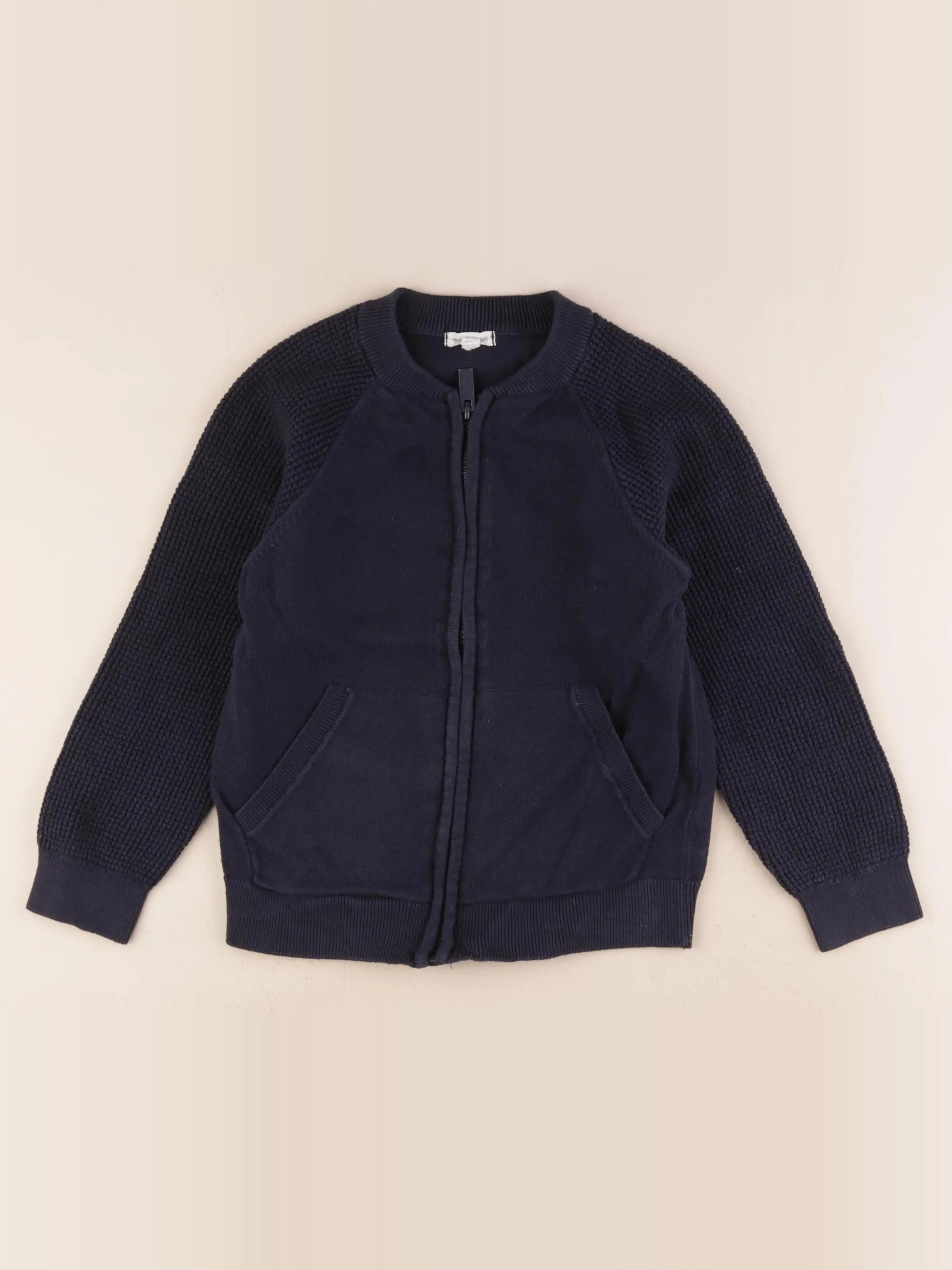 Vertbaudet - gilet bleu - 8 ans