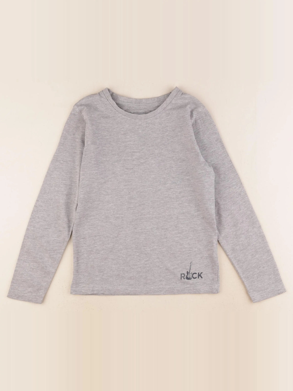 Vertbaudet - tee-shirt gris - 8 ans