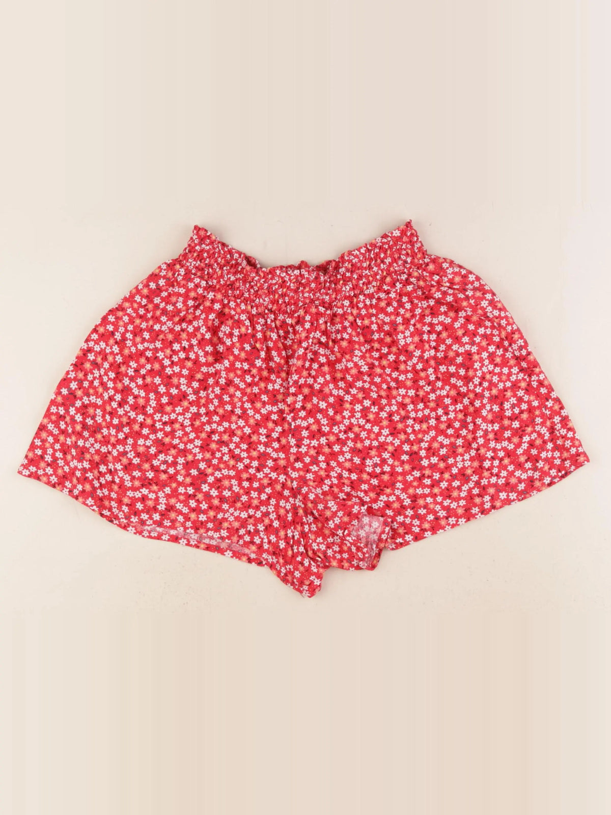 Vertbaudet - short rouge - 10 ans