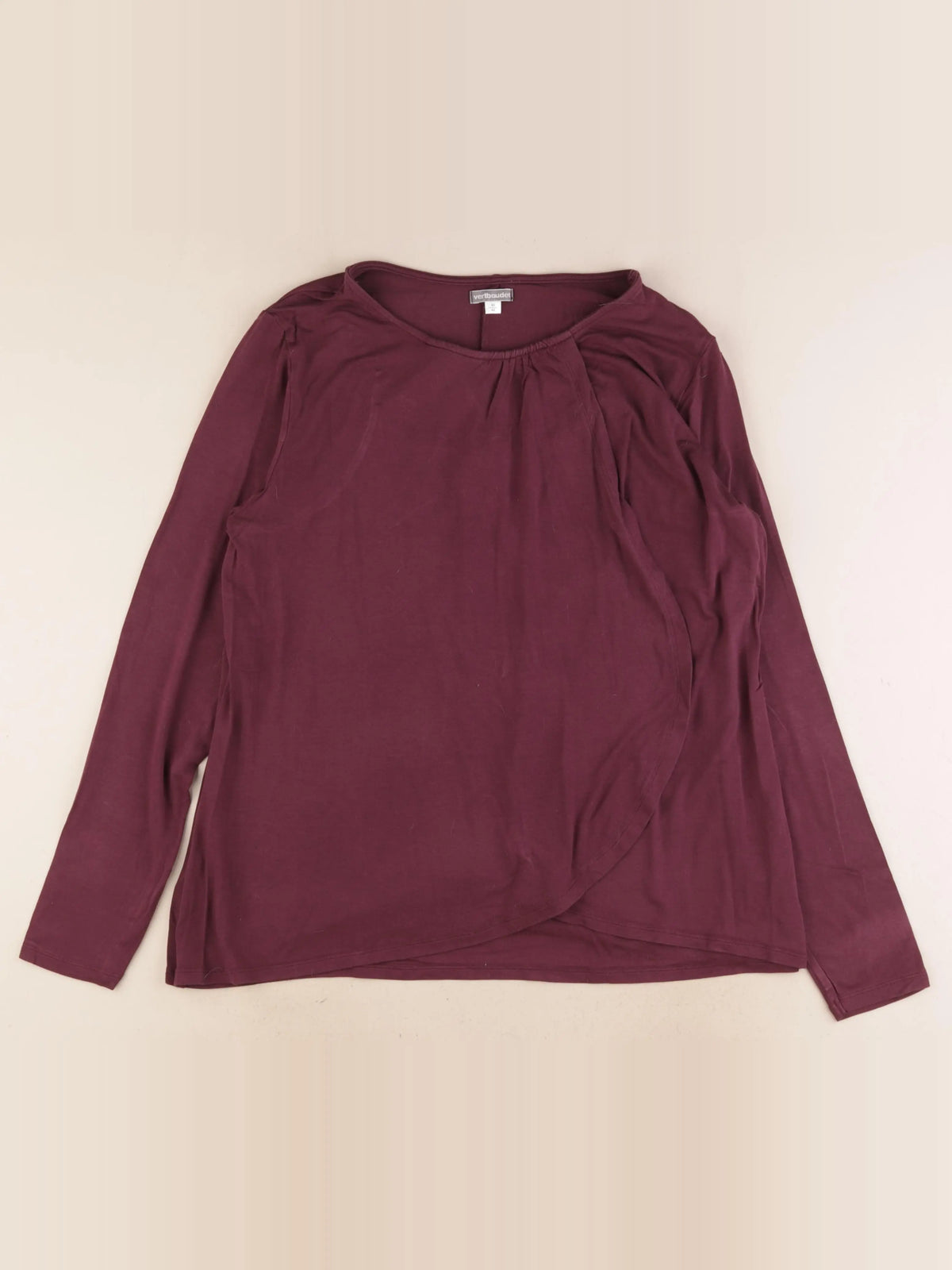 Vertbaudet - tee-shirt allaitement violet - 42 à 44