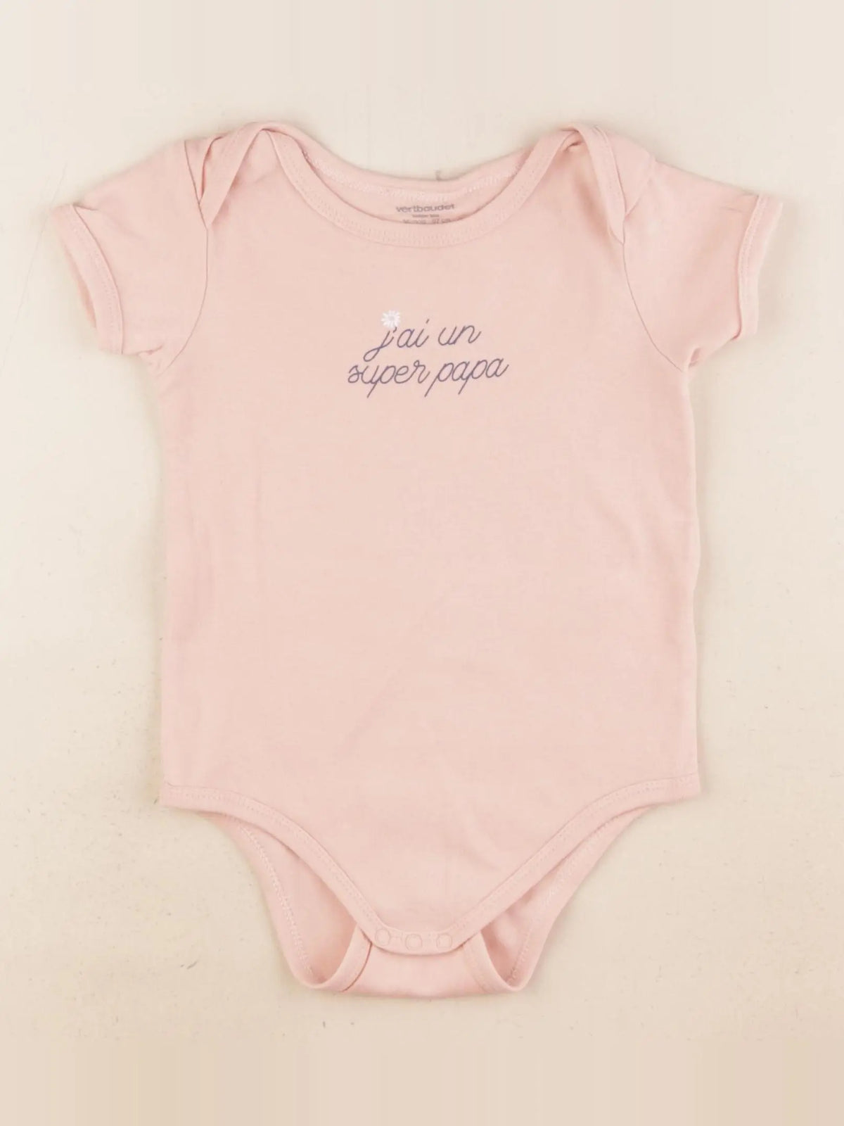 Vertbaudet - body rose - 36 mois