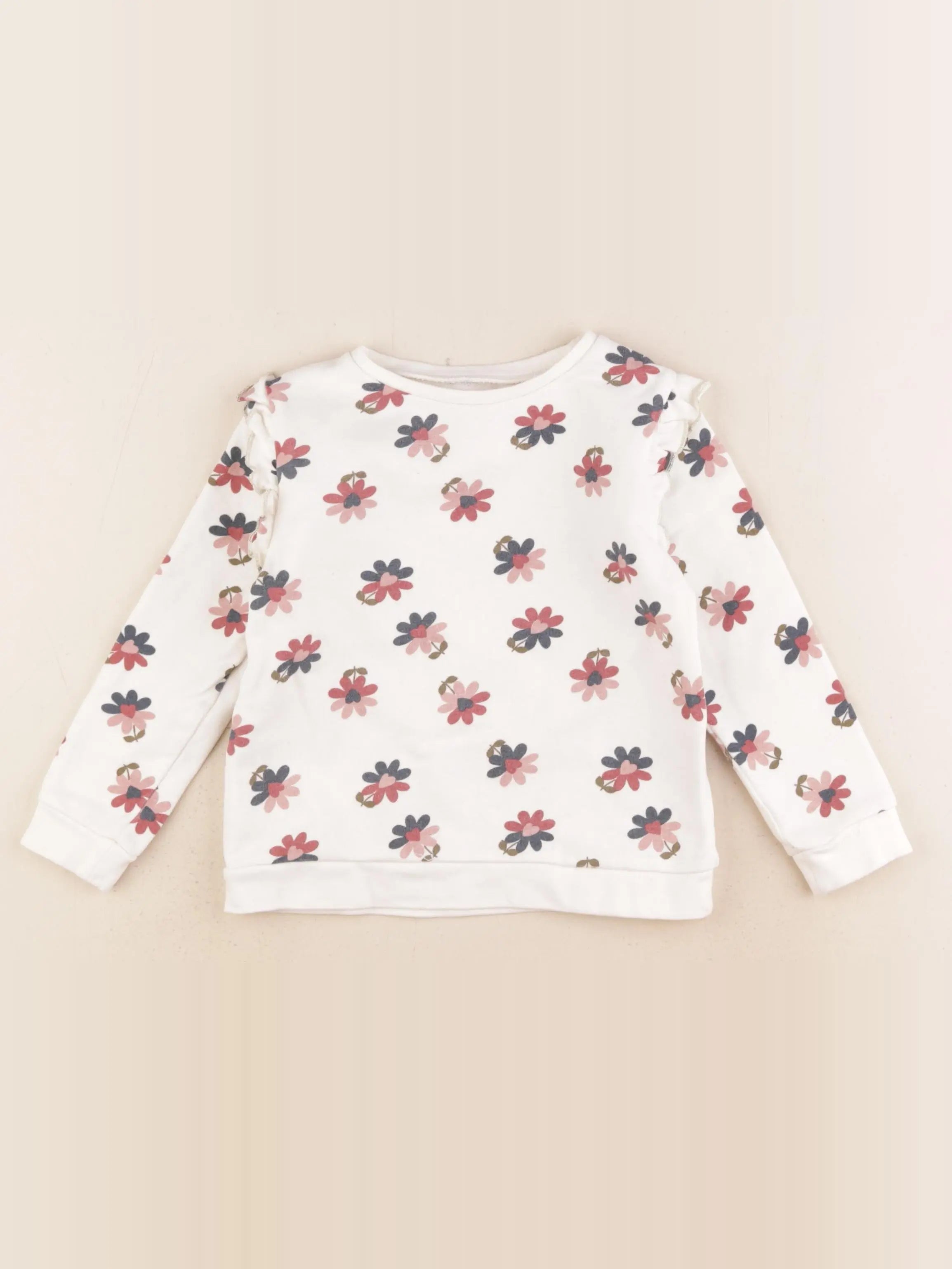 Vertbaudet - sweat multicolore - 3 ans