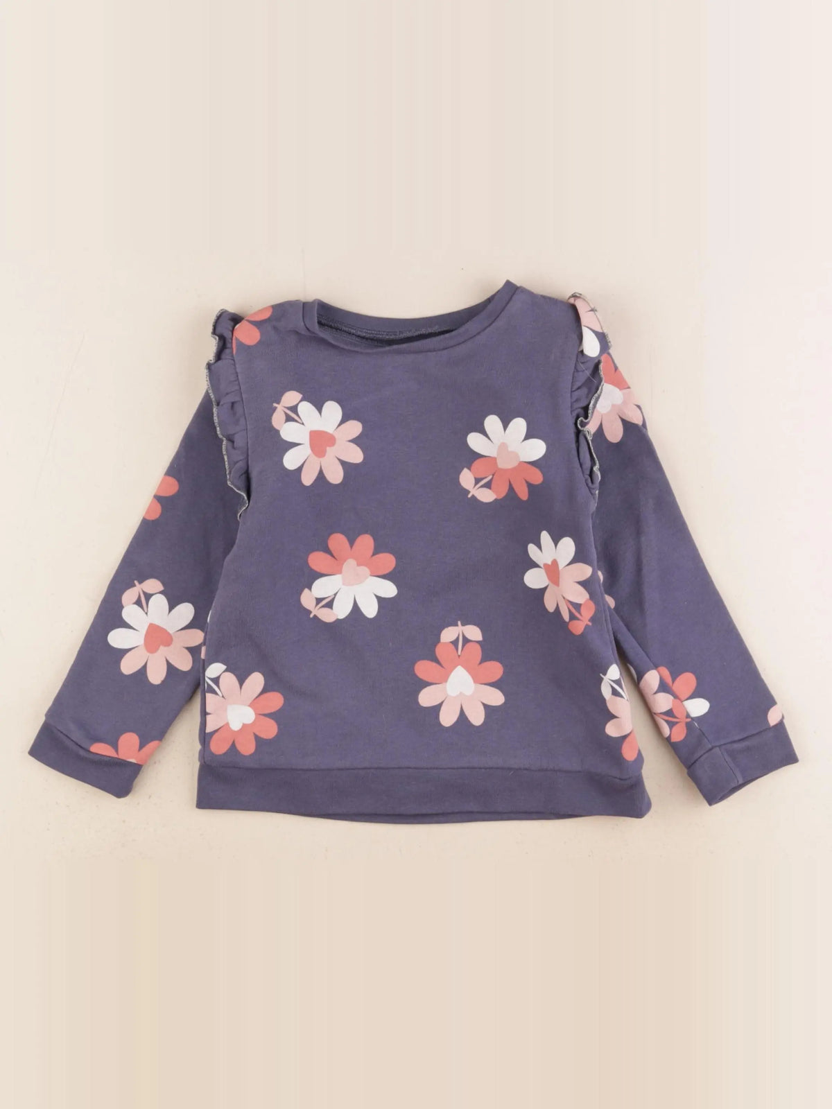 Vertbaudet - sweat multicolore - 3 ans