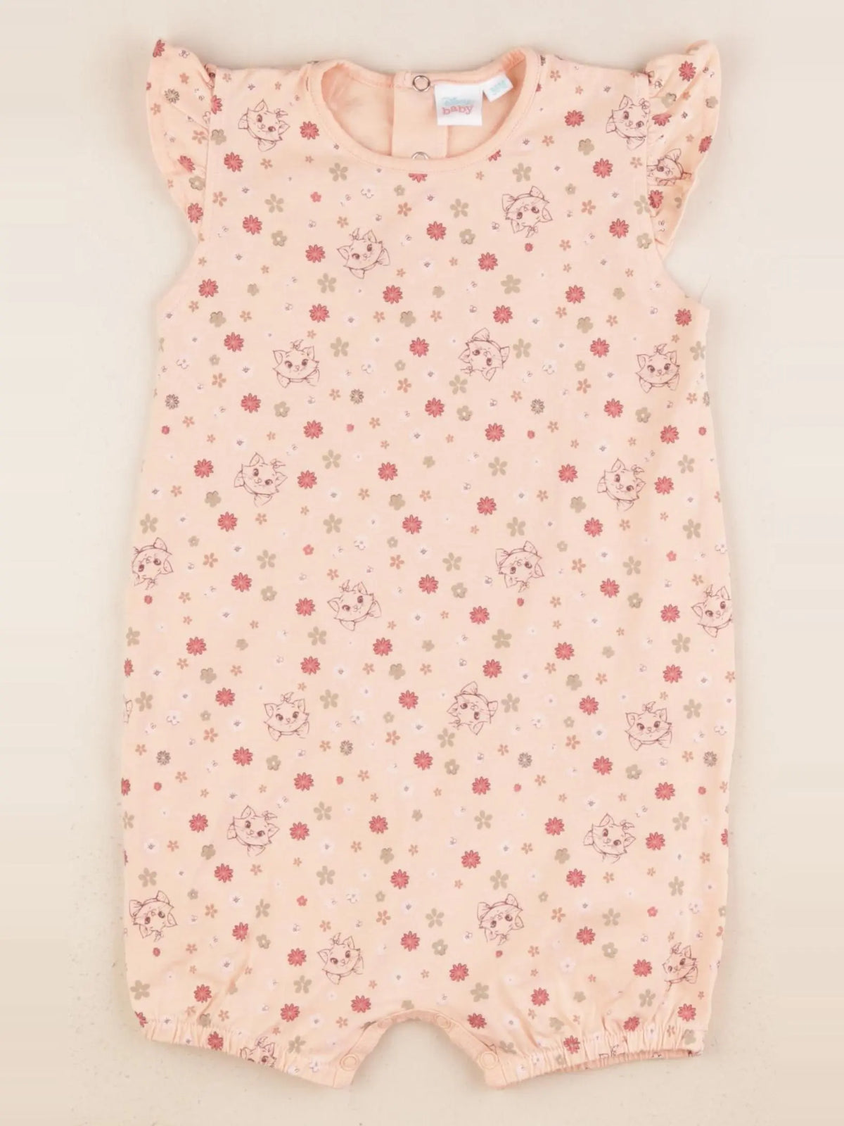 Vertbaudet - pyjama coton orange - 36 mois