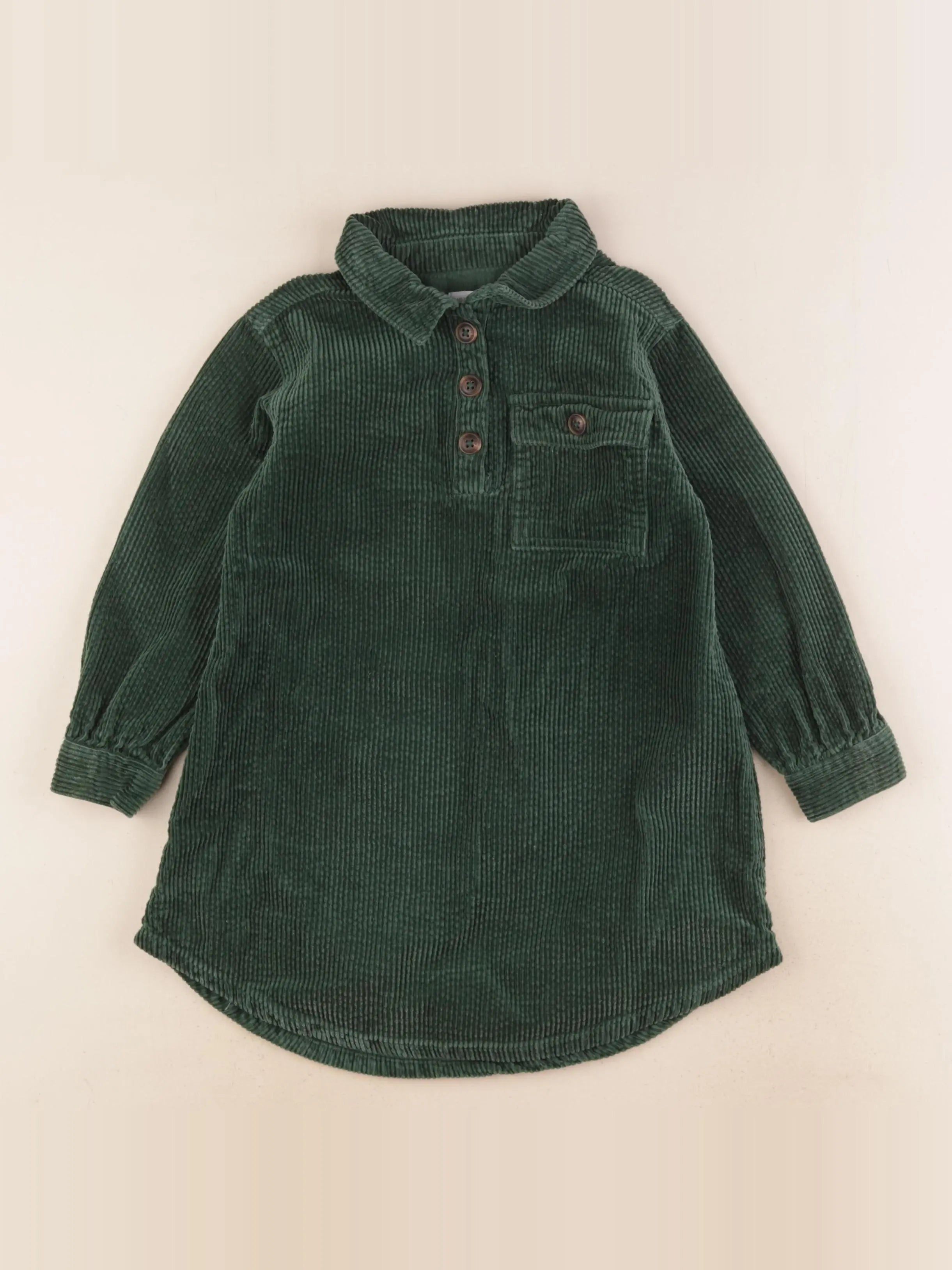 Vertbaudet - robe vert - 5 ans