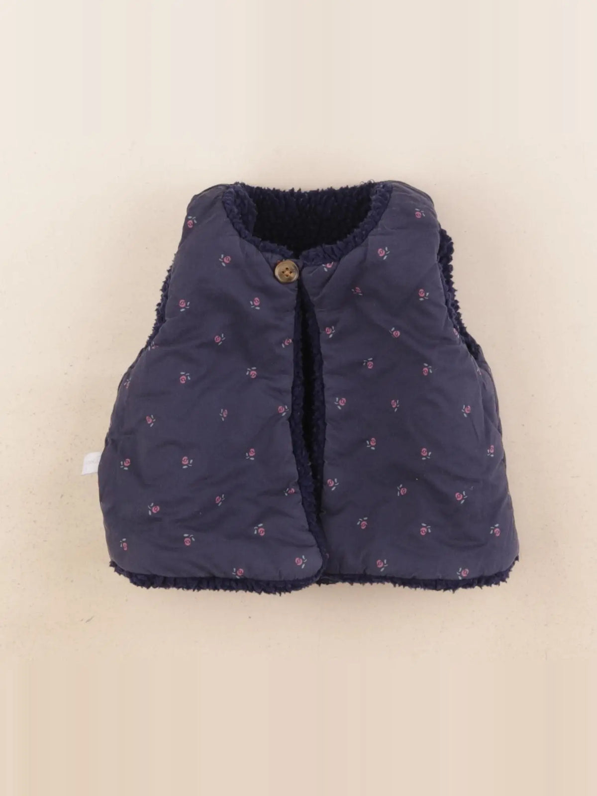 Cadet Rousselle - gilet bleu - 18 mois