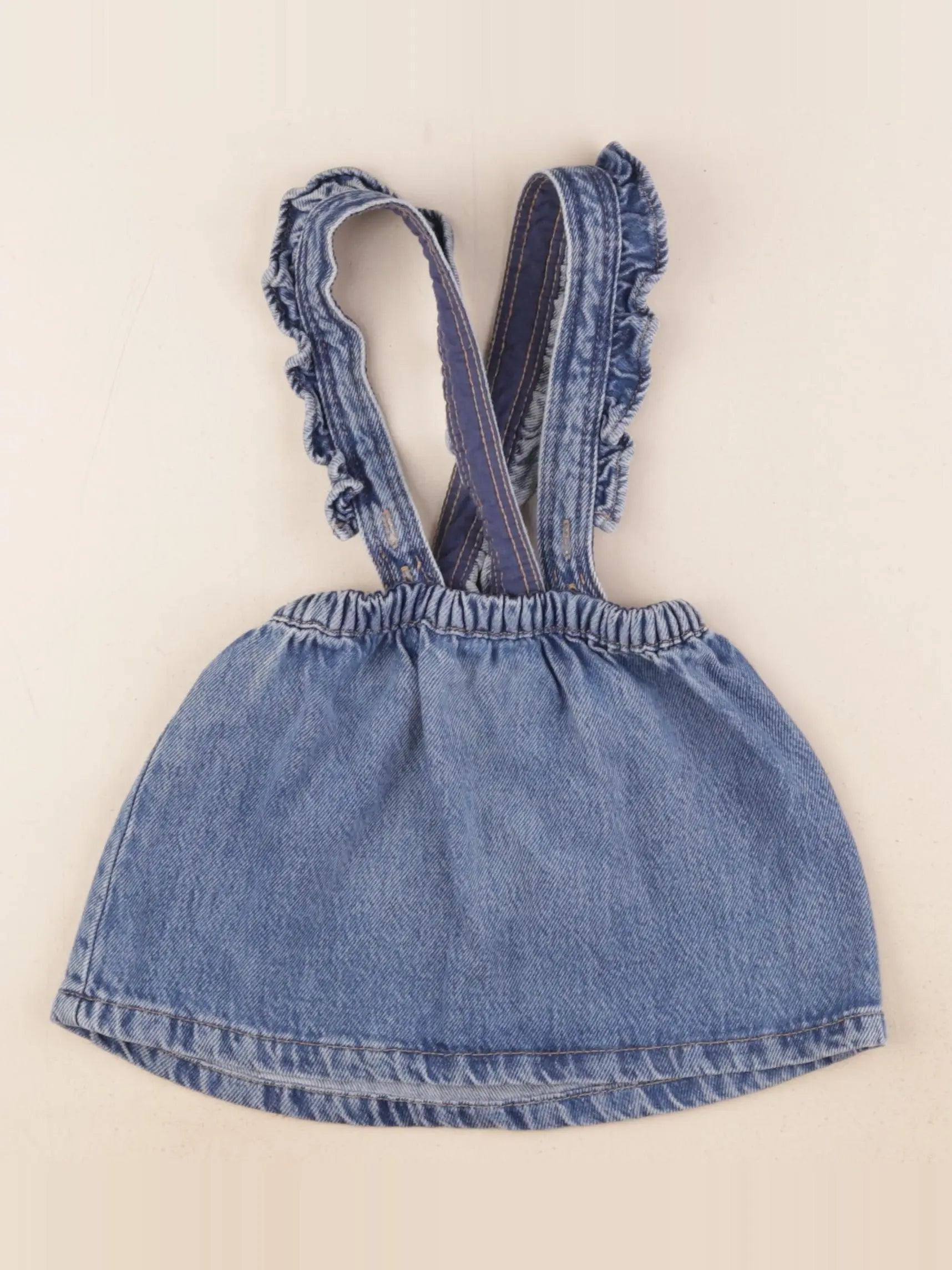 H&M - robe bleu - 6/9 mois