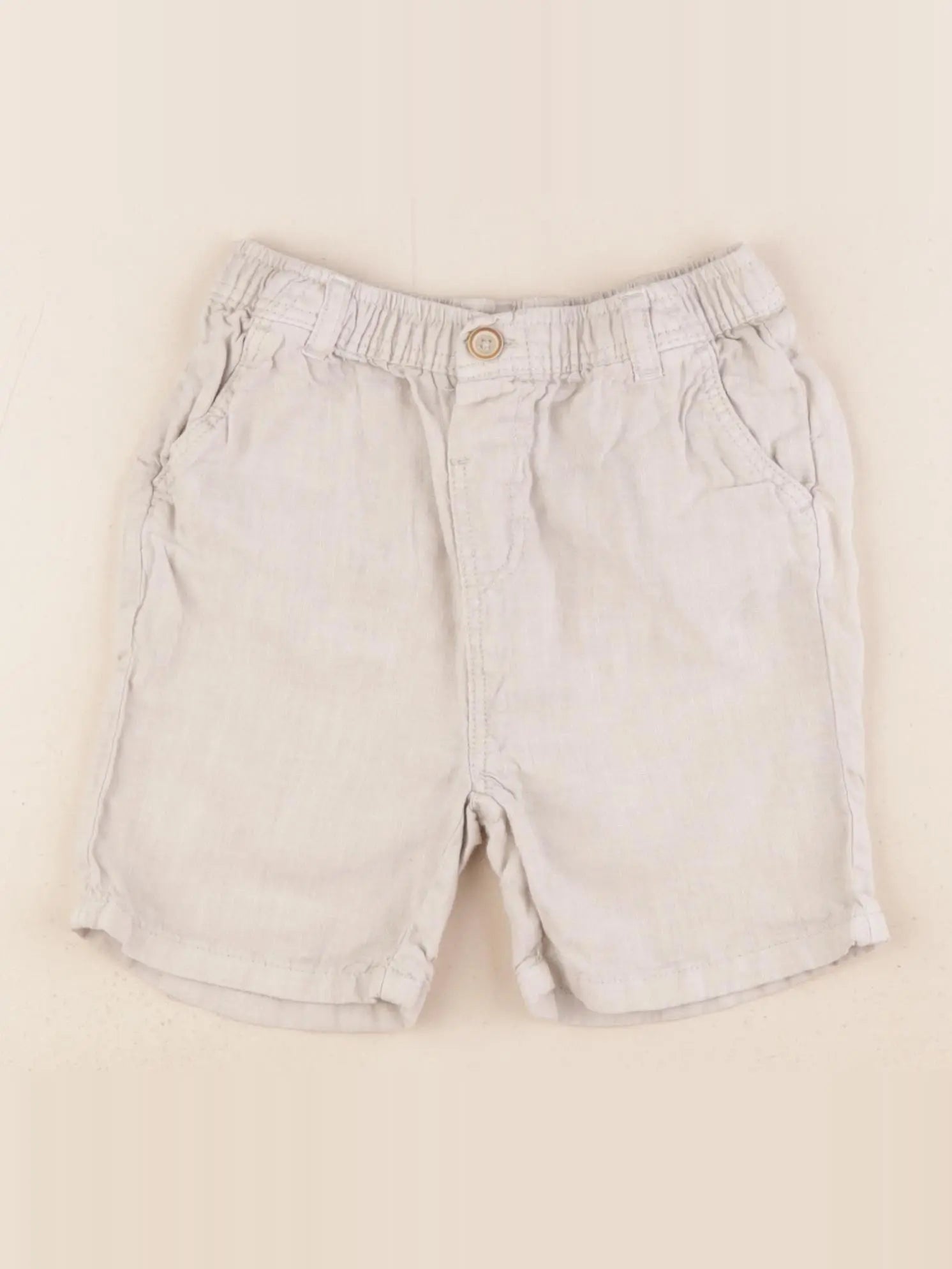 Zara - short beige - 2/3 ans