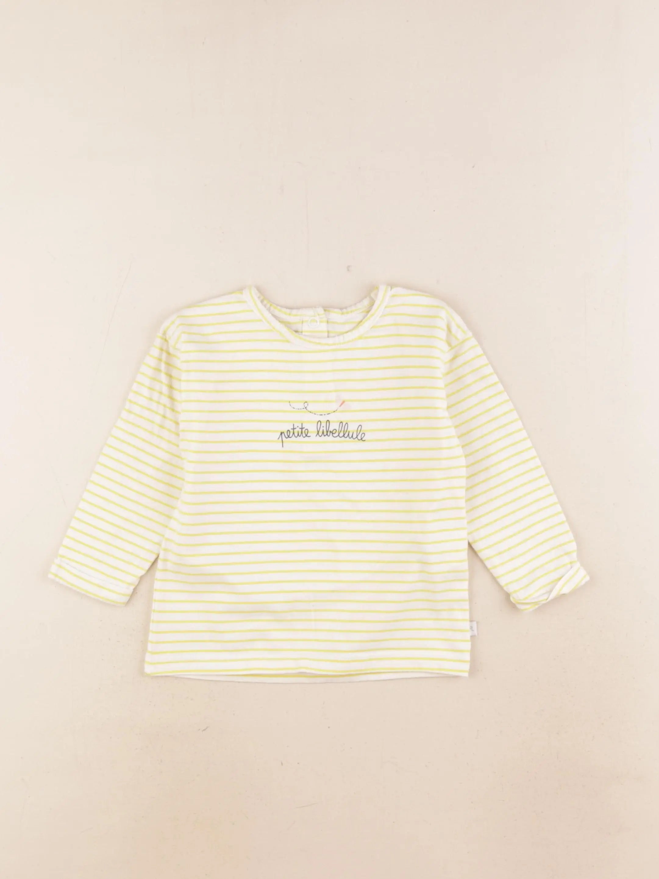 Cadet Rousselle - tee-shirt jaune - 18 mois