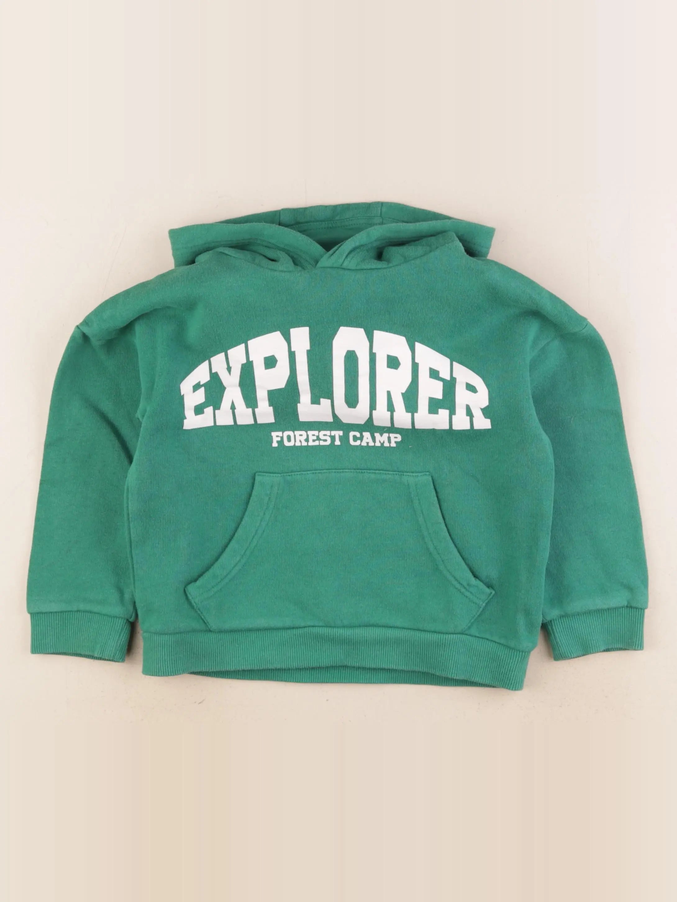 Monoprix - sweat vert - 5 ans
