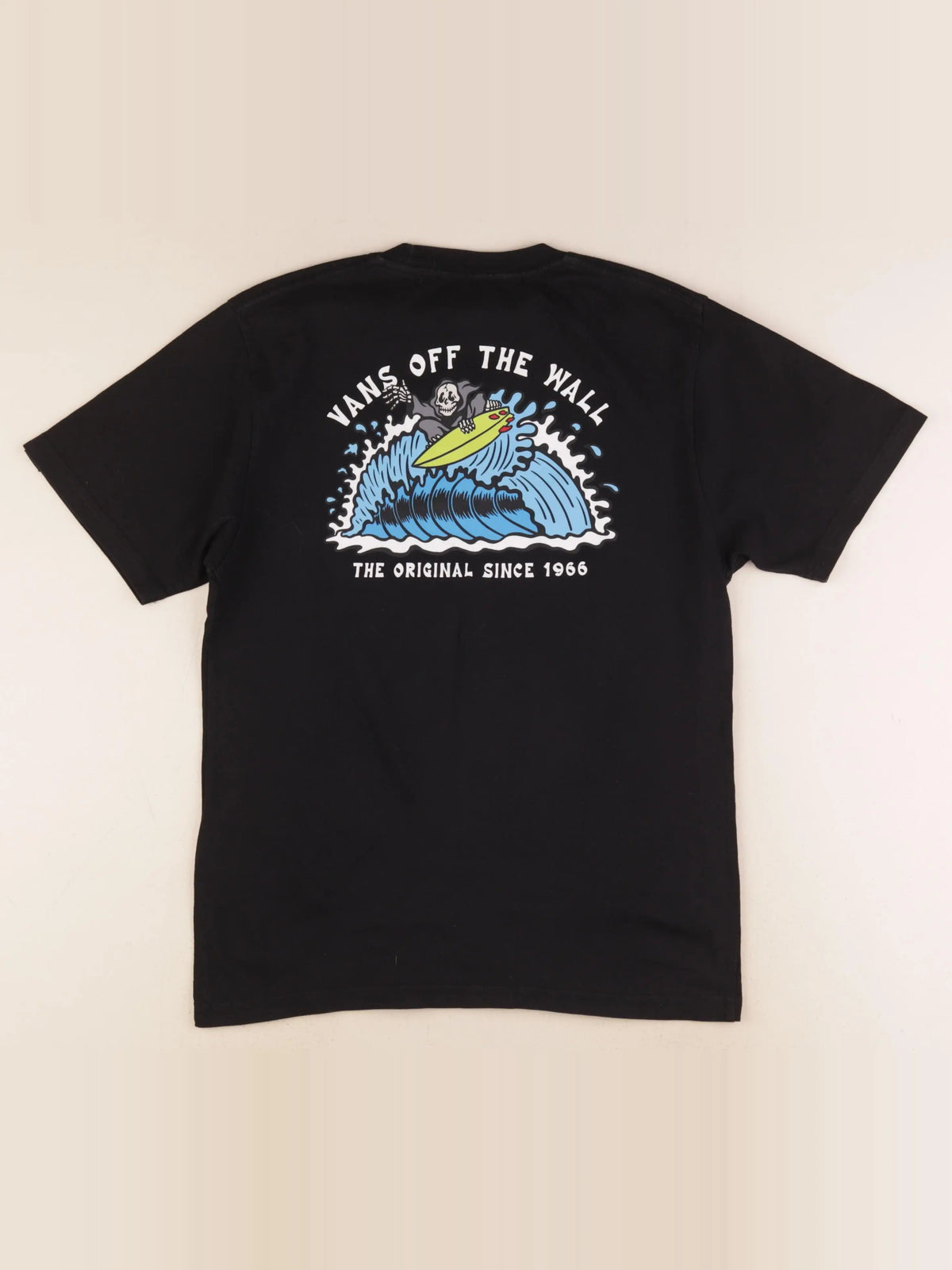 Vans - tee-shirt imprimé au dos noir - 12/14 ans