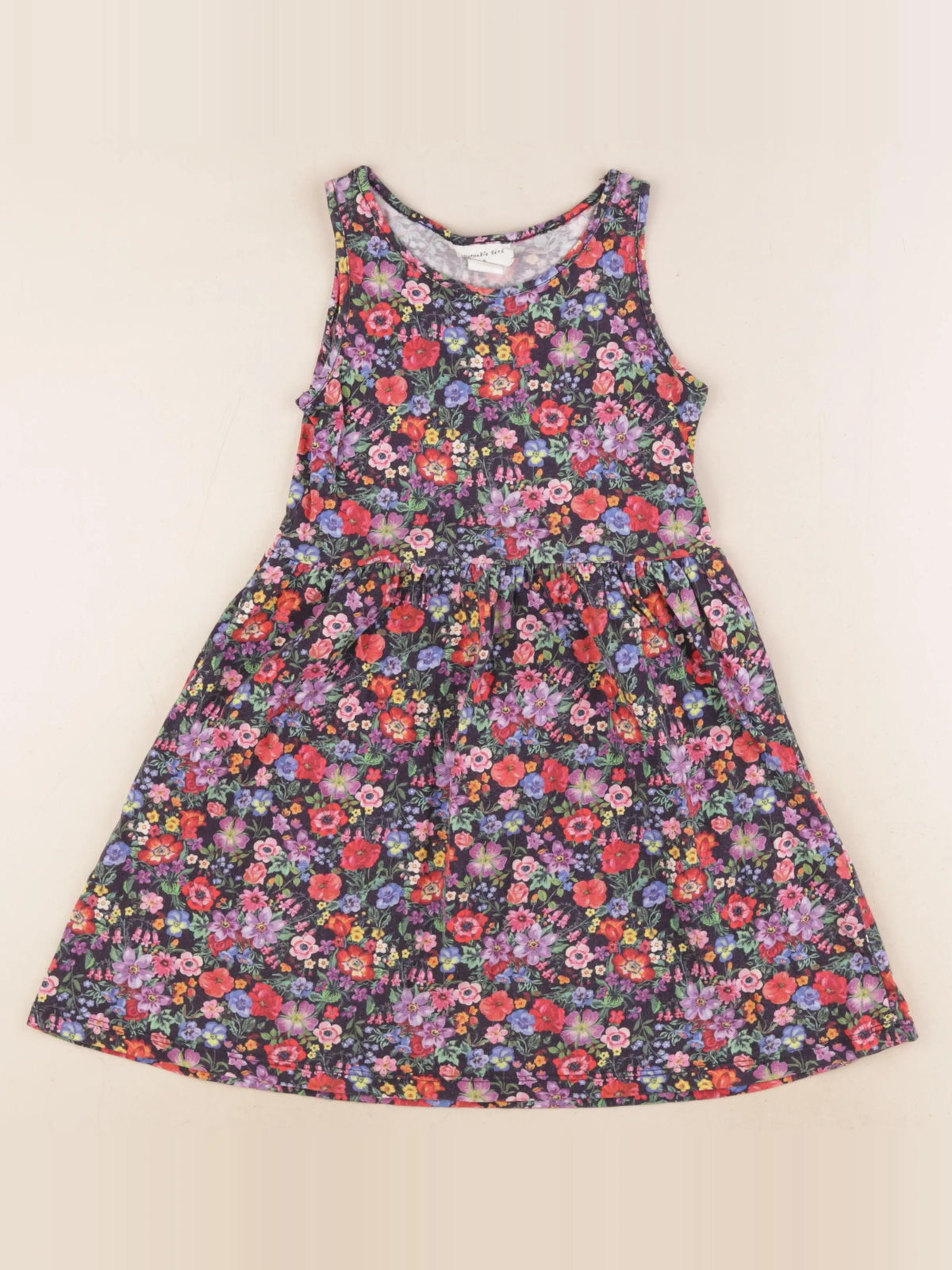 H&M - robe multicolore - 7/8 ans
