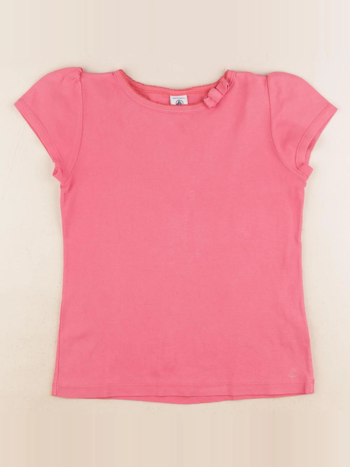 Petit Bateau - tee-shirt rose - 10 ans