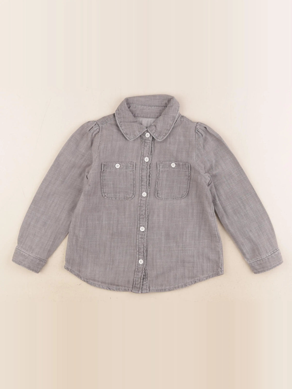 GAP - chemise gris - 3 ans