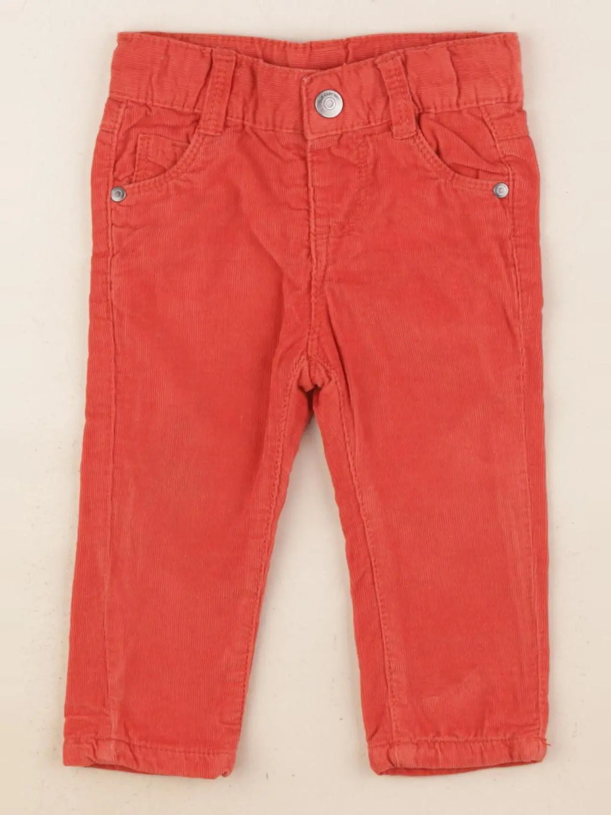 Tape à l'oeil - pantalon orange - 6 mois