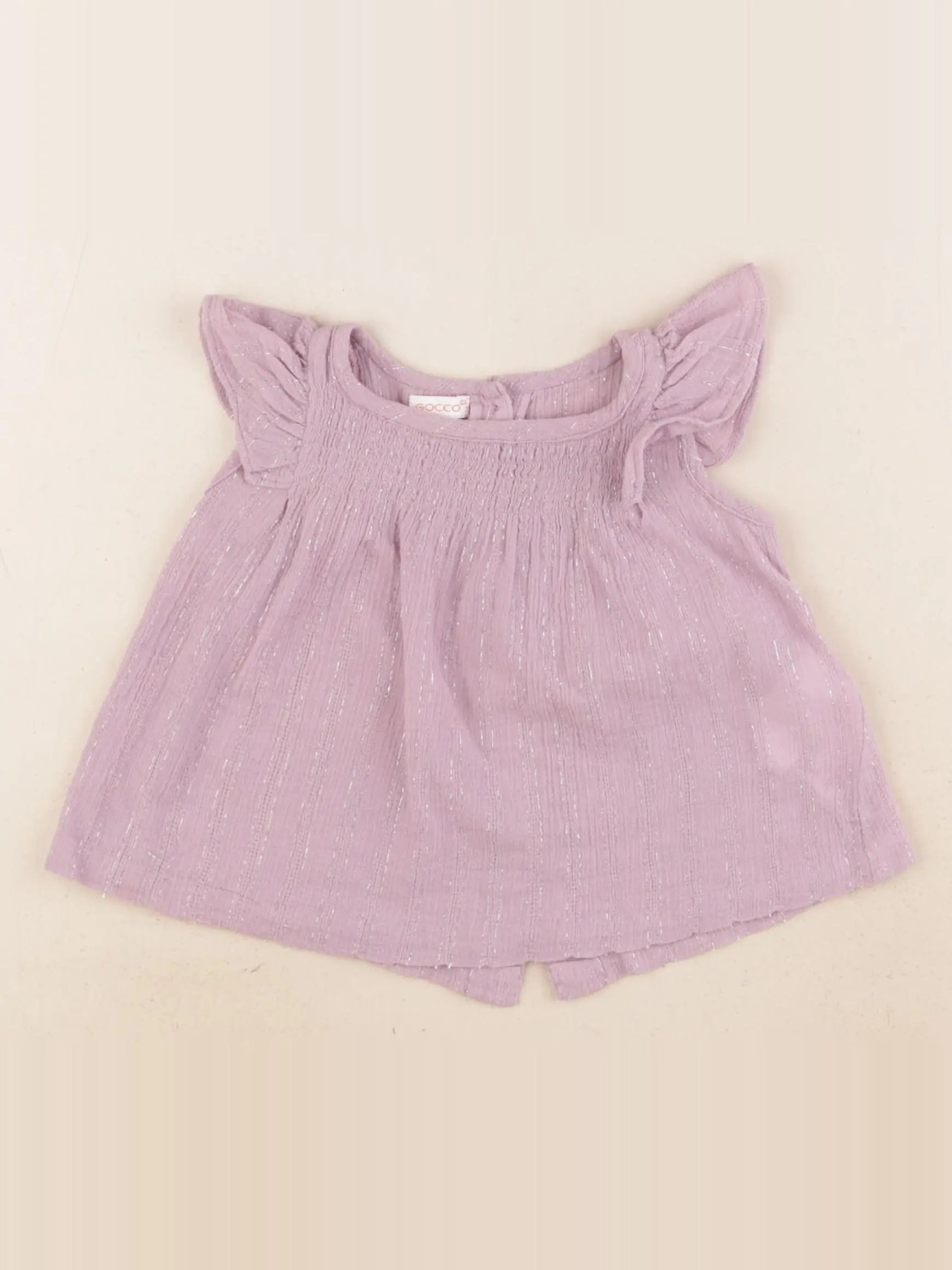 Gocco - blouse violet - 1 an à 2 ans