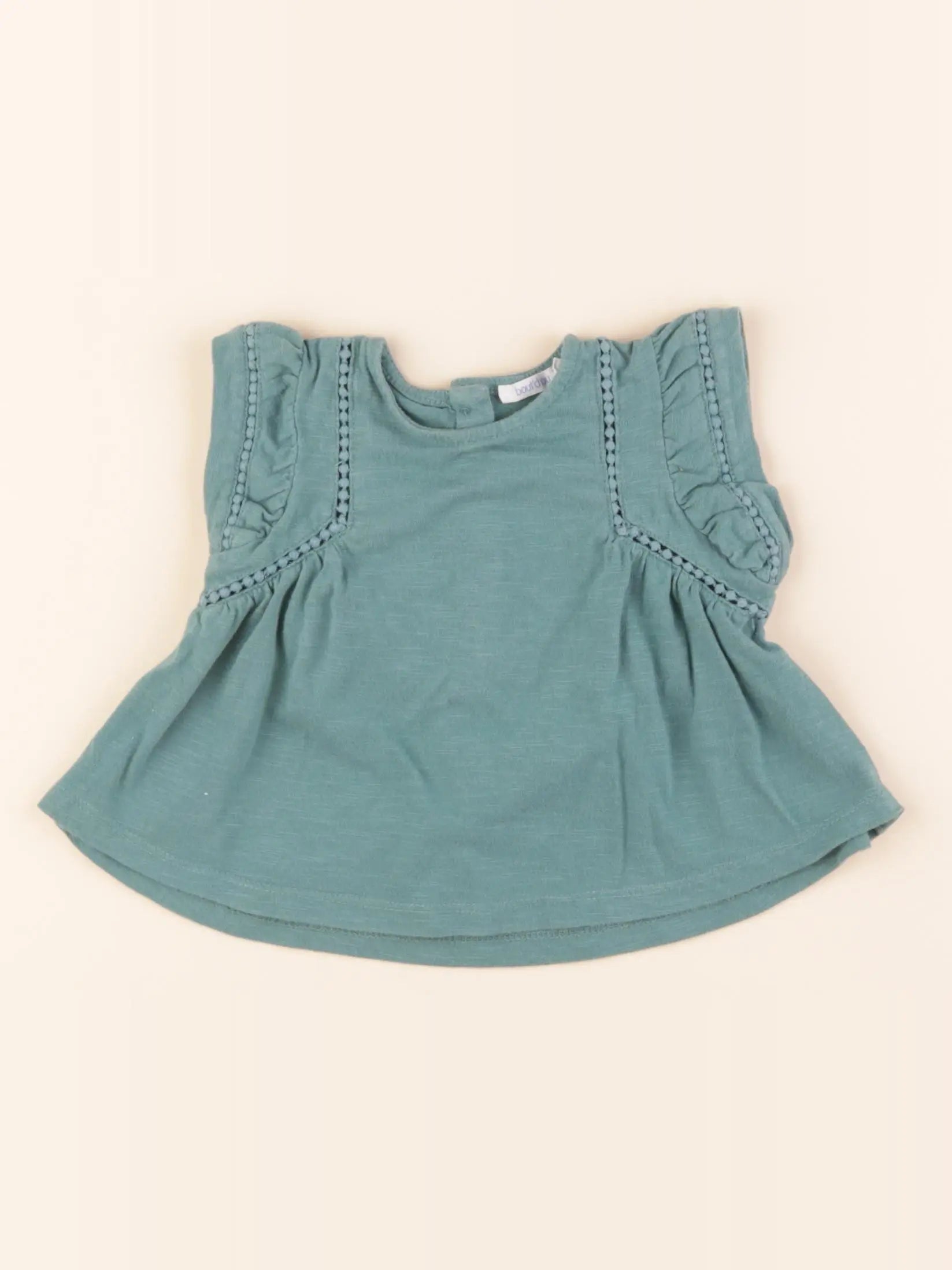 Boutchou - tee-shirt vert - 6 mois