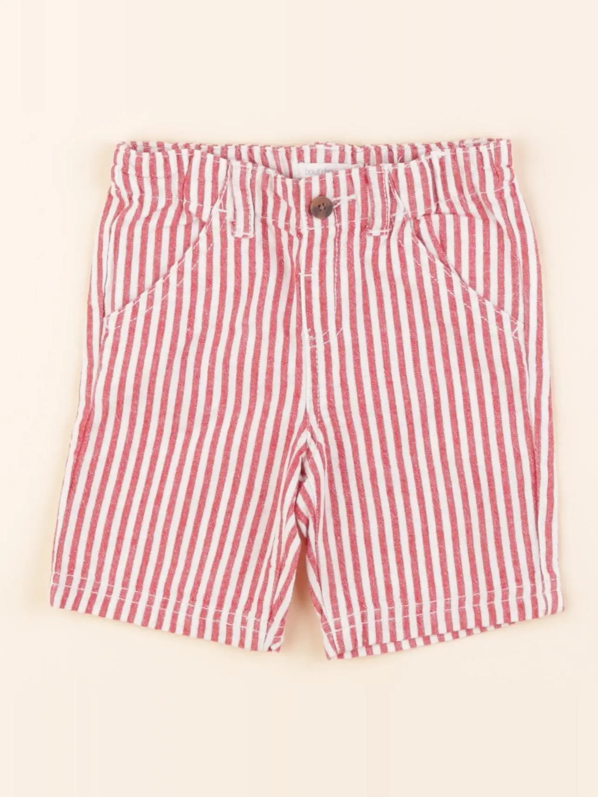Boutchou - short rouge - 9 mois