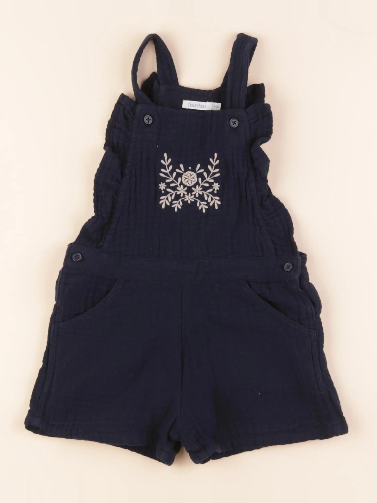 Boutchou - combinaison bleu - 24 mois