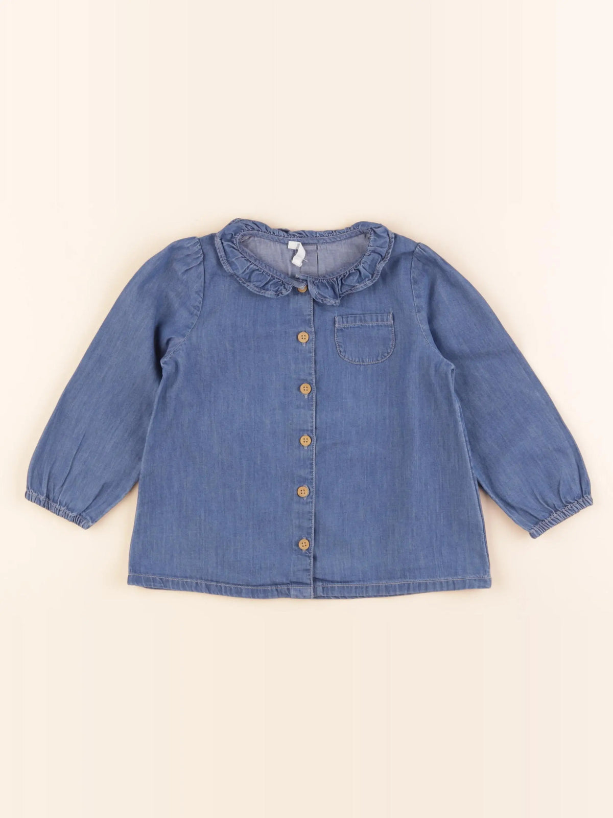 Boutchou - blouse bleu - 24 mois