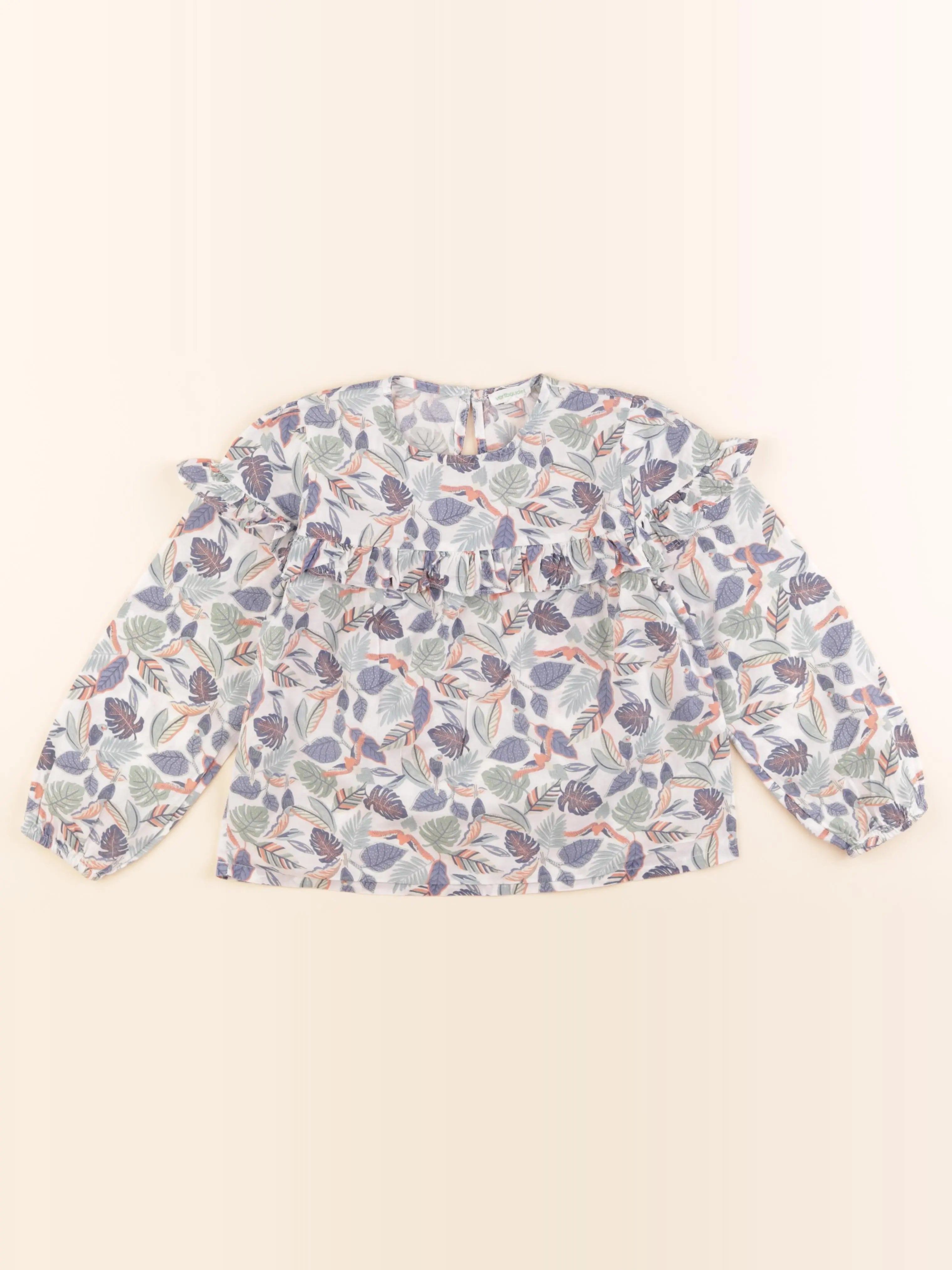 Vertbaudet - blouse multicolore - 7 ans