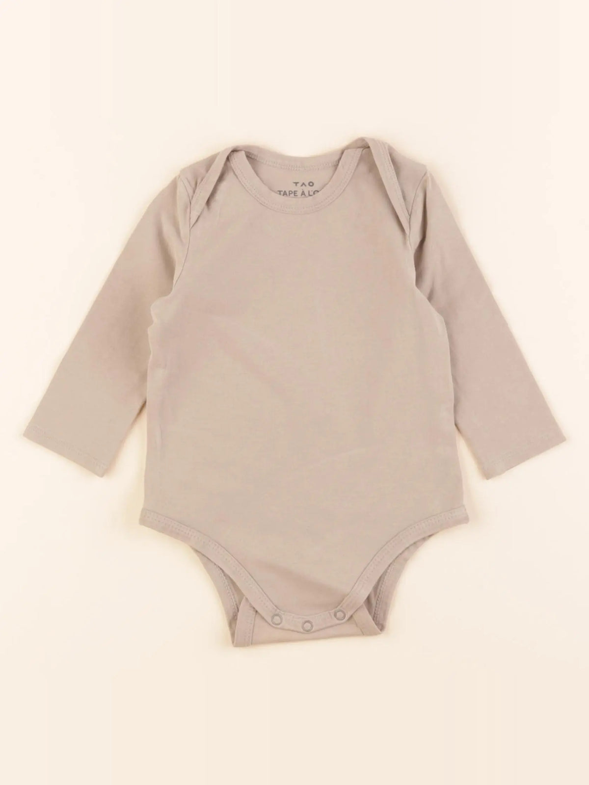 Tape à l'oeil - body beige - 12 mois