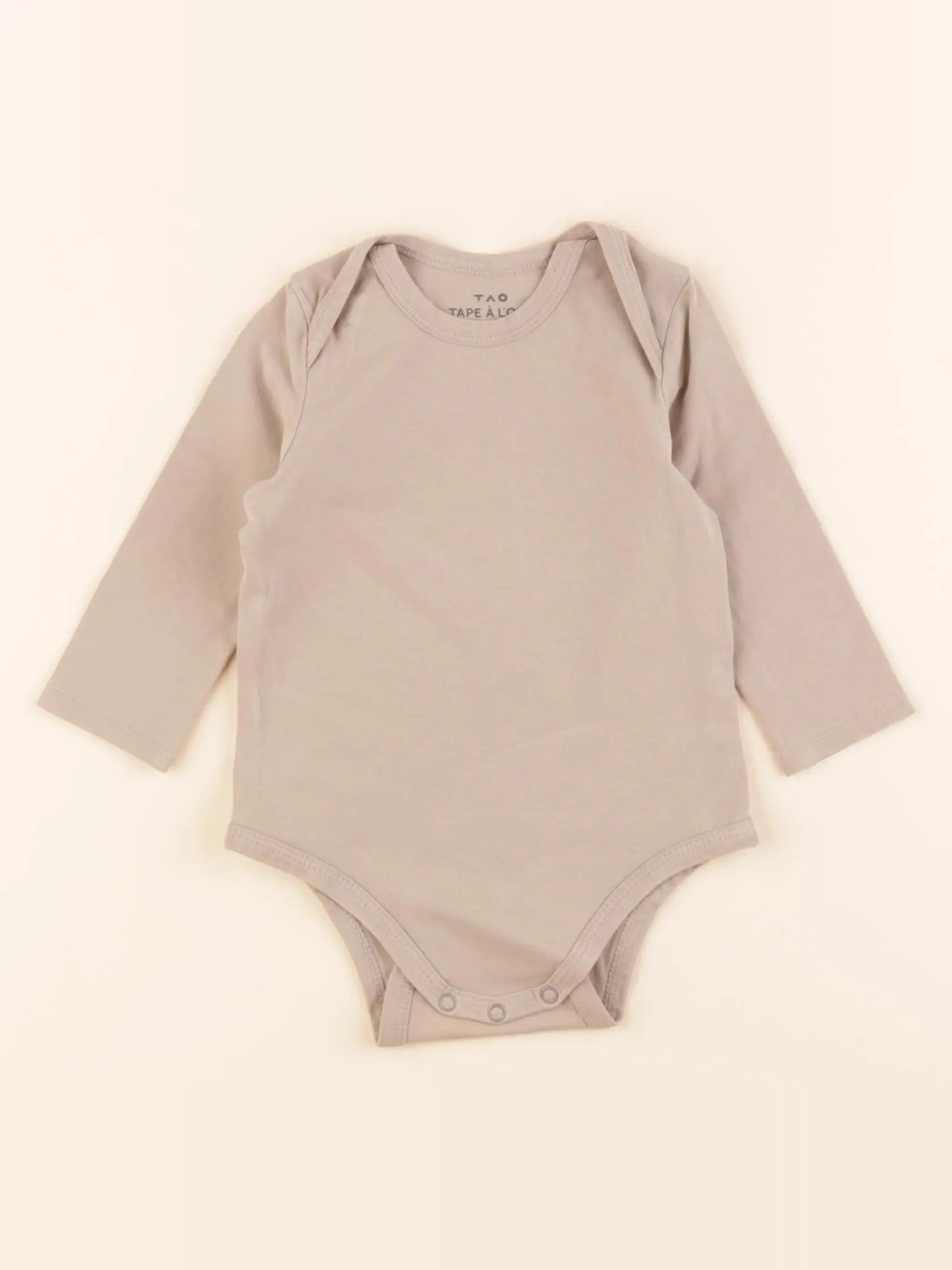 Tape à l'oeil - body beige - 12 mois