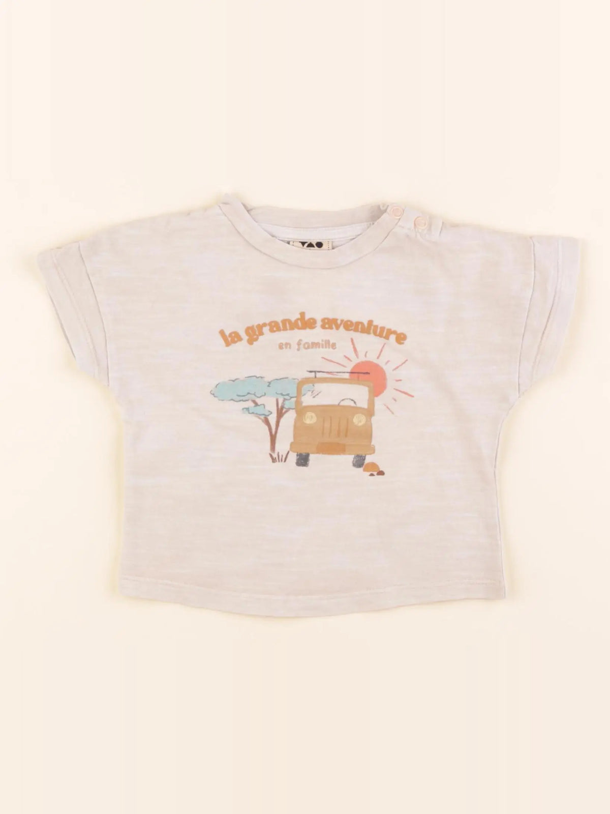 Tape à l'oeil - tee-shirt beige - 6 mois
