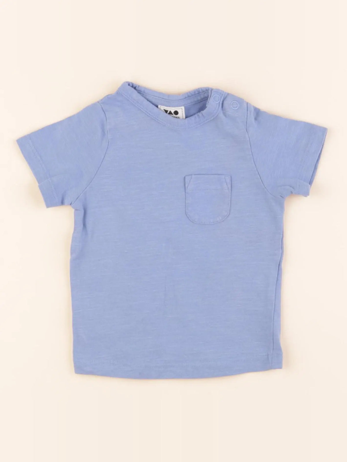Tape à l'oeil - tee-shirt bleu - 6 mois