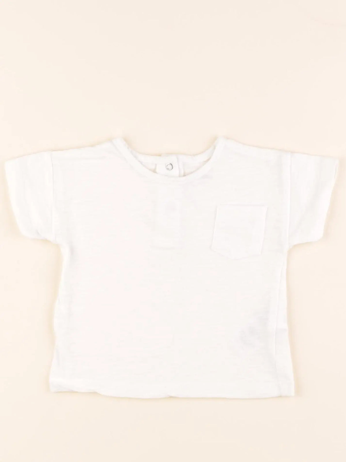 Vertbaudet - tee-shirt blanc - 6 mois