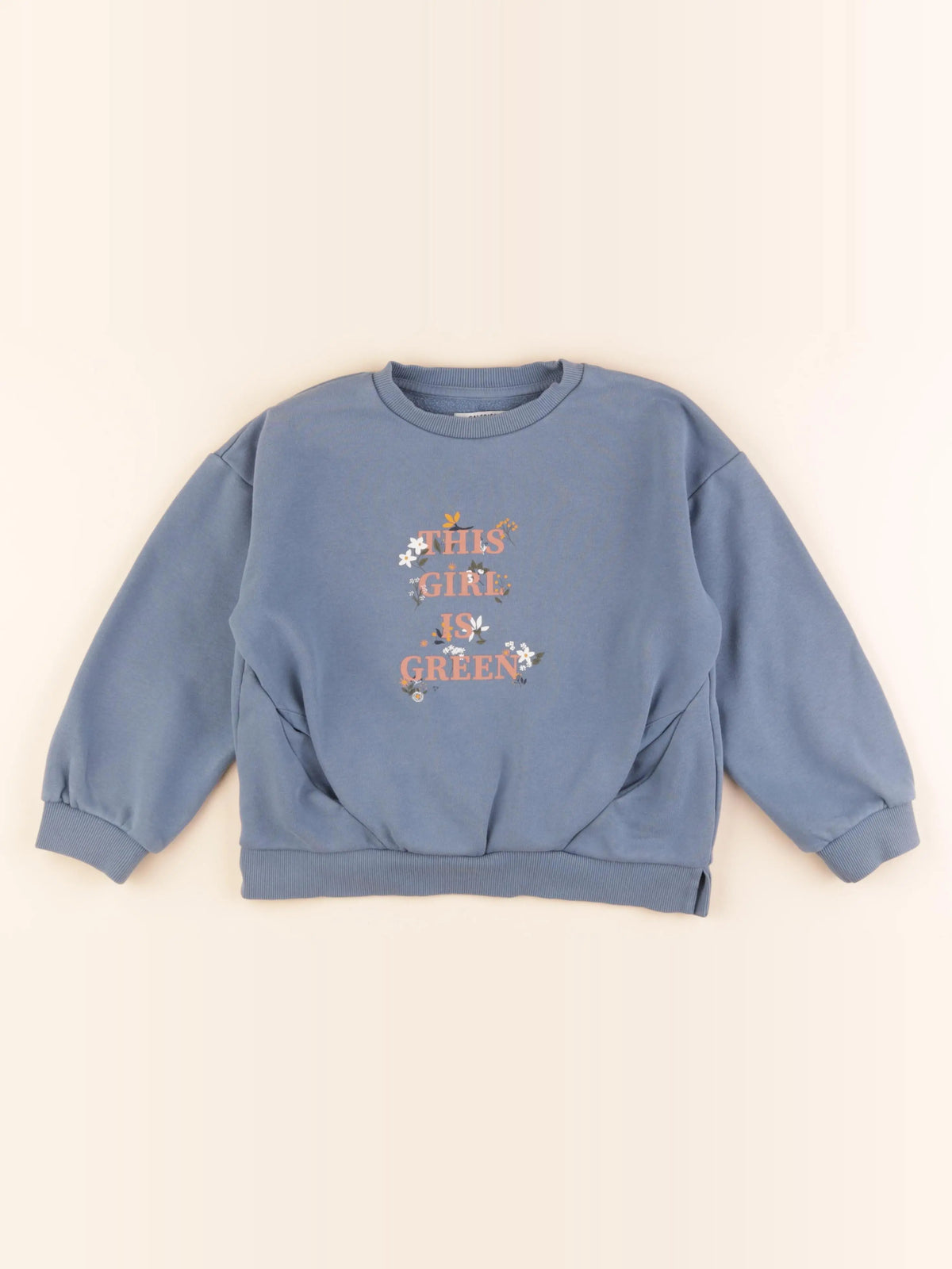 Galeries Lafayette - sweat bleu - 8 ans