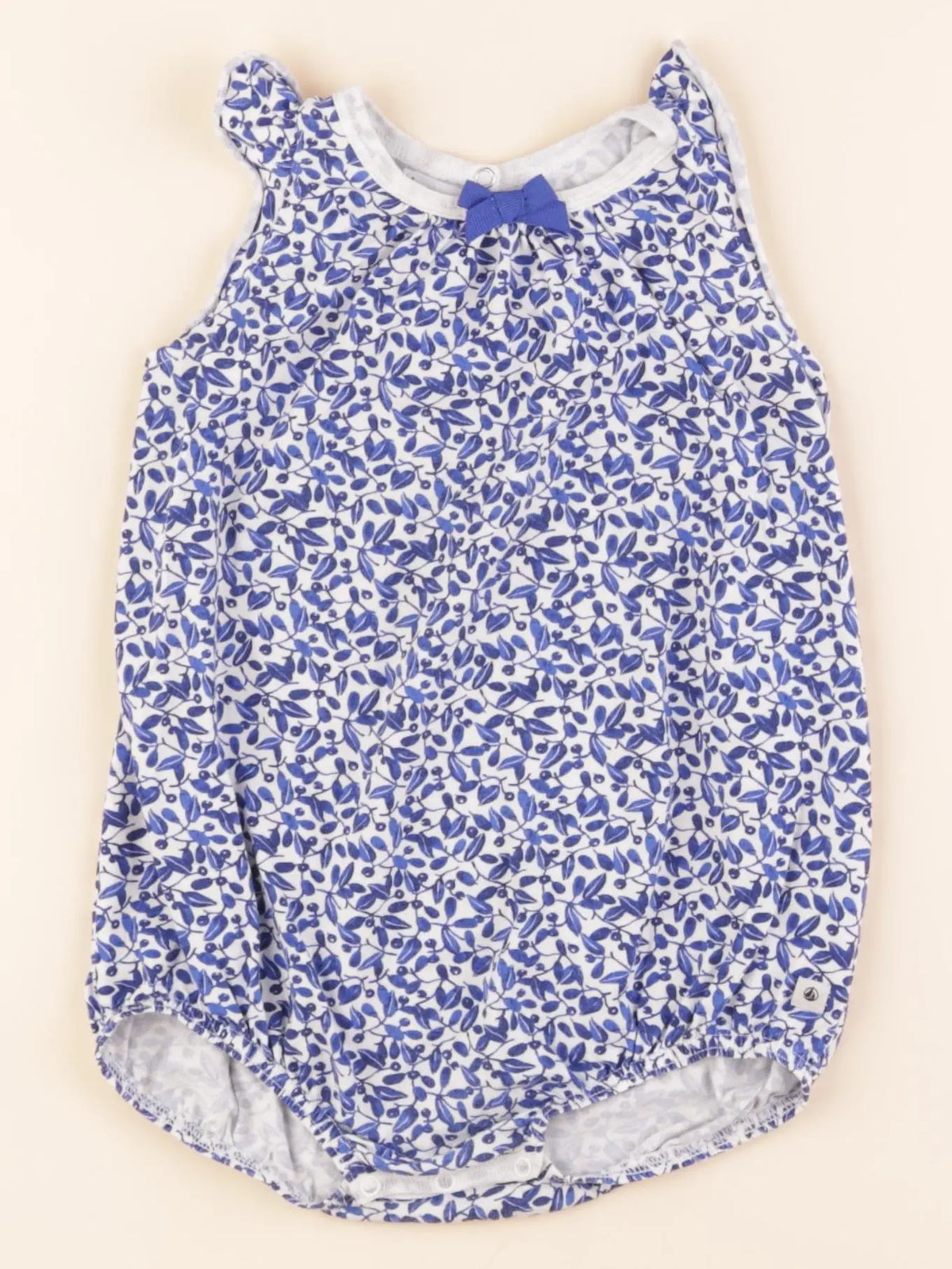 Petit Bateau - combinaison bleu - 18 mois