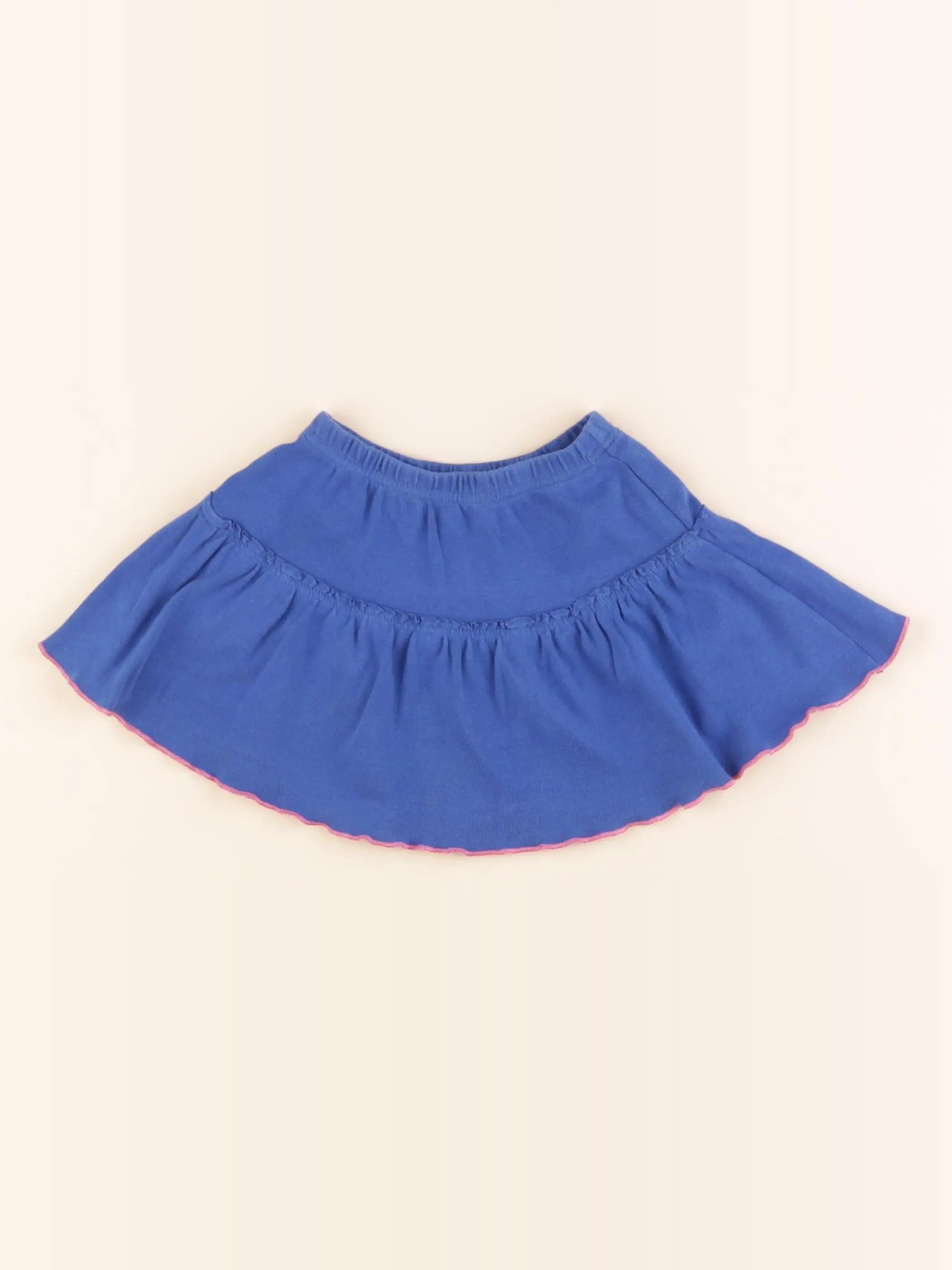 Petit Bateau - jupe bleu - 3 ans