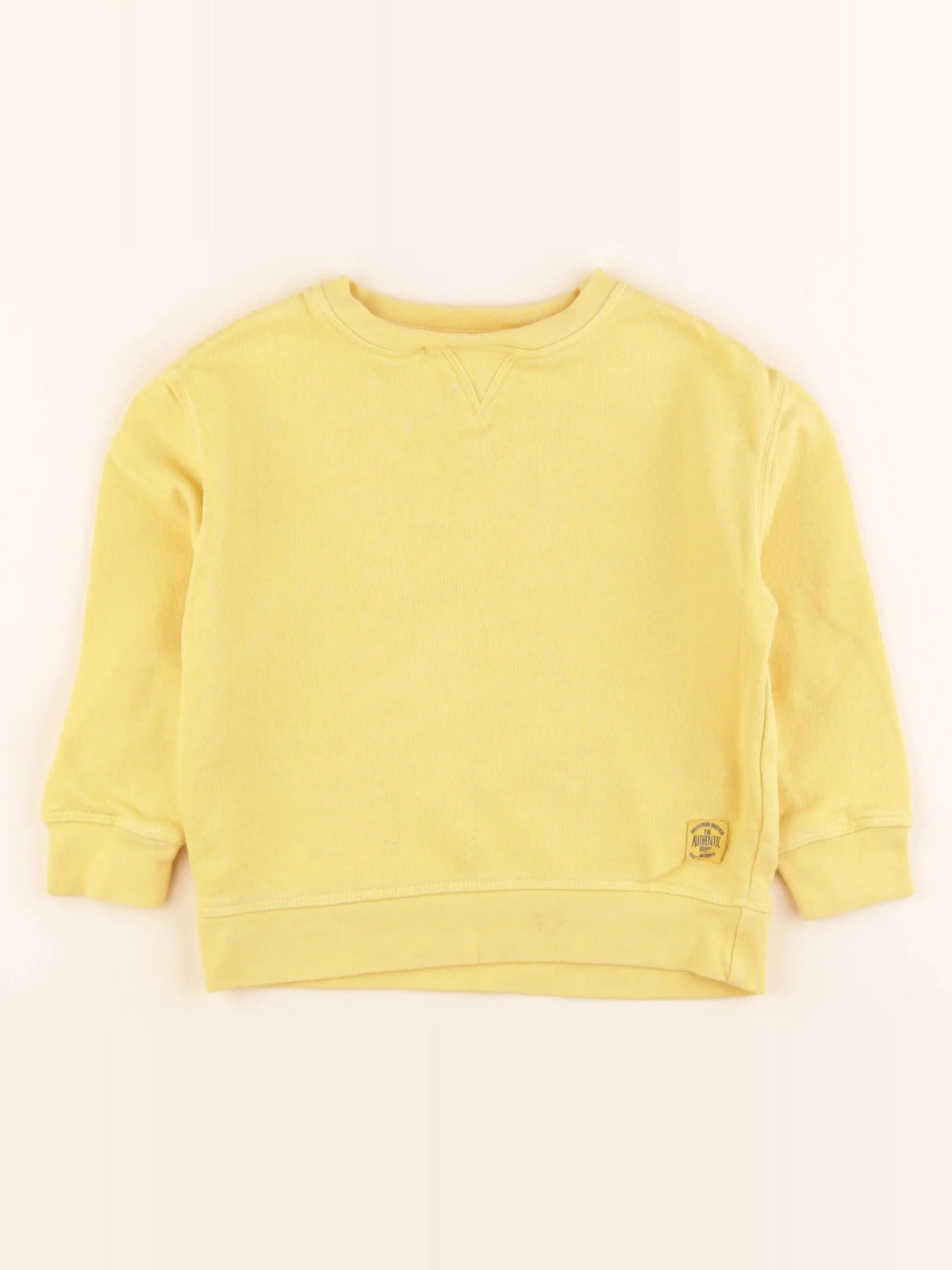 La Redoute - sweat jaune - 4 ans