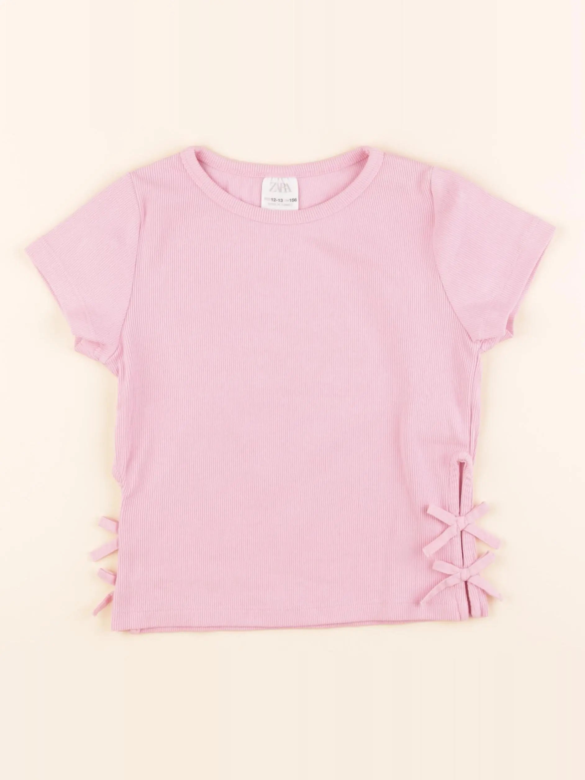 Zara - tee-shirt rose - 12/13 ans