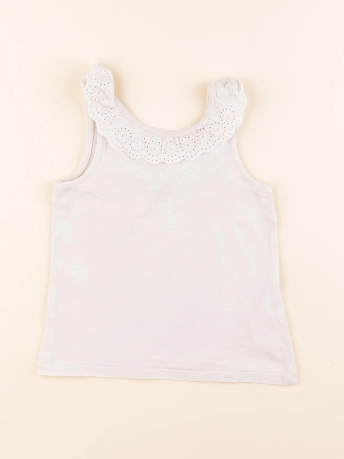 Vertbaudet - débardeur beige - 3 ans