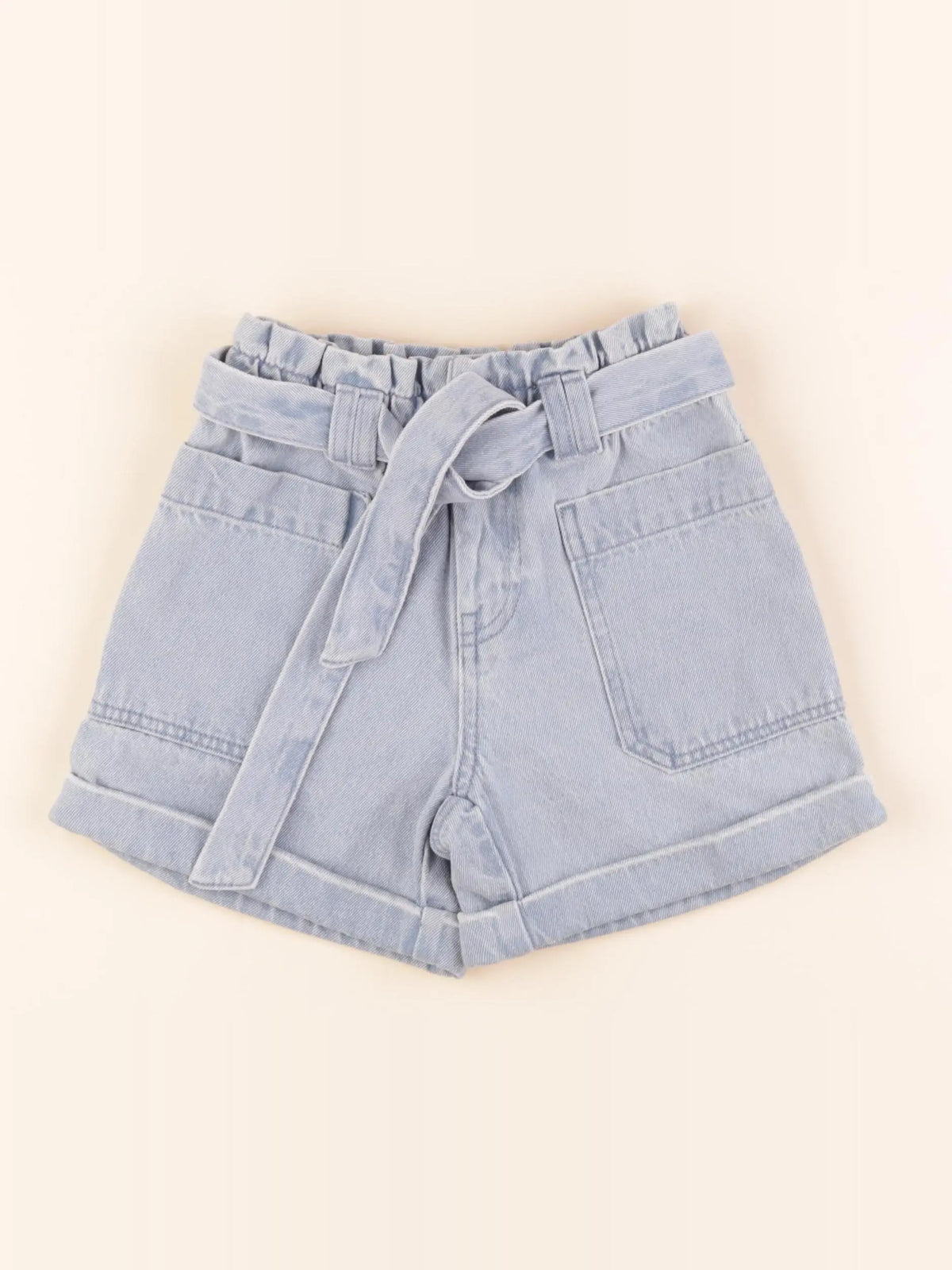 Monoprix - short bleu - 6 ans