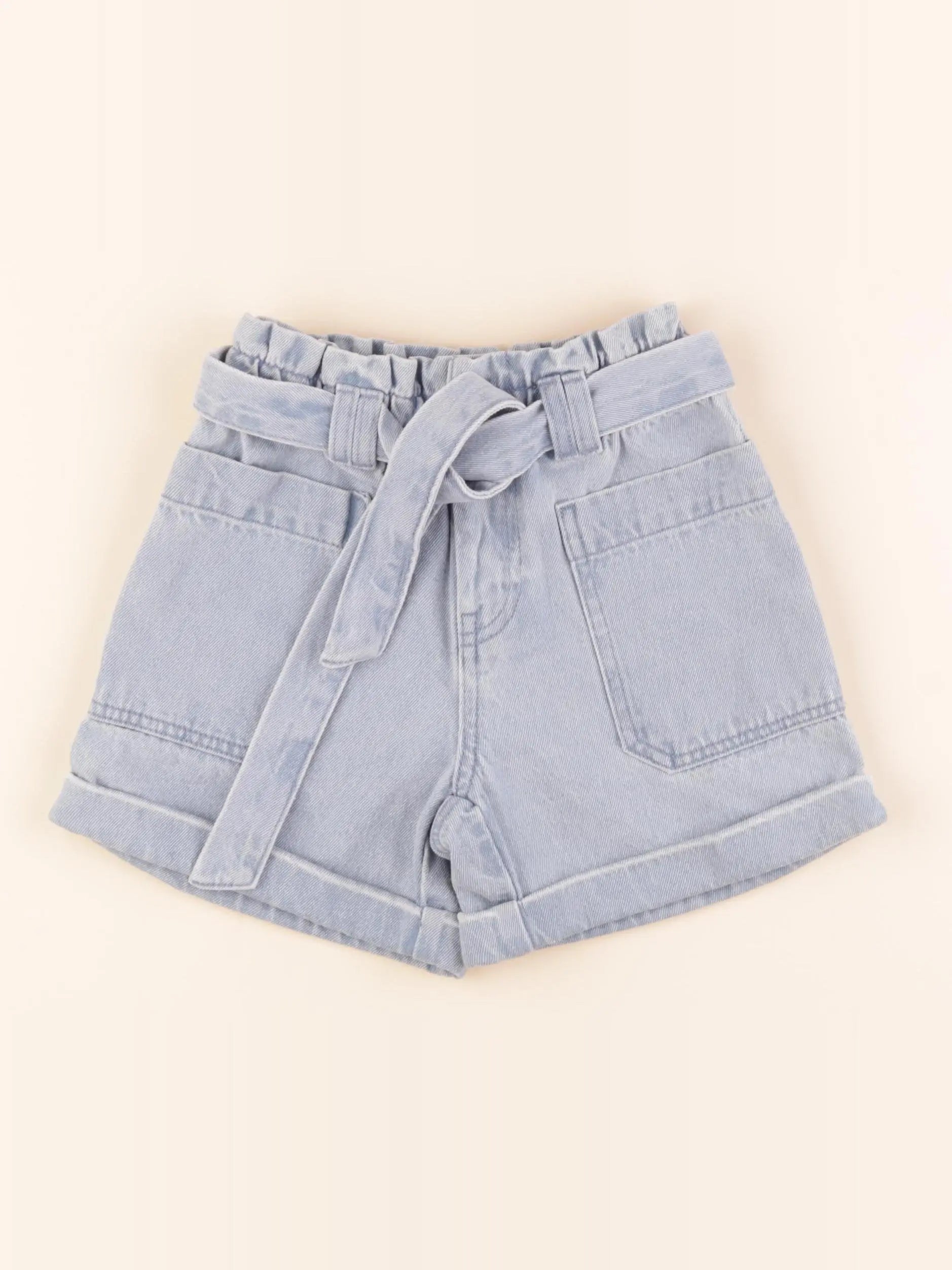 Monoprix - short bleu - 6 ans