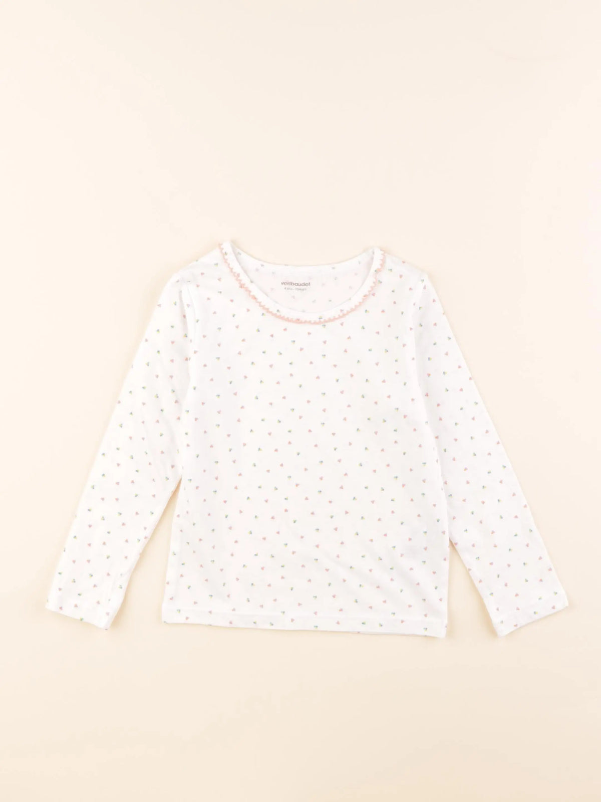 Vertbaudet - maillot de corps blanc - 4 ans